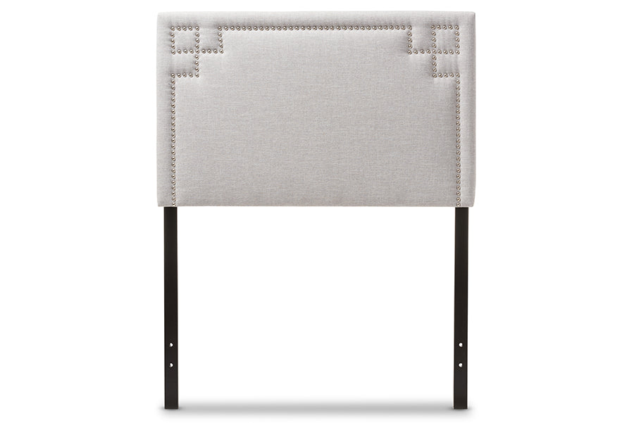 Geneva Modern and Contemporary Fabric Upholstered Headboard