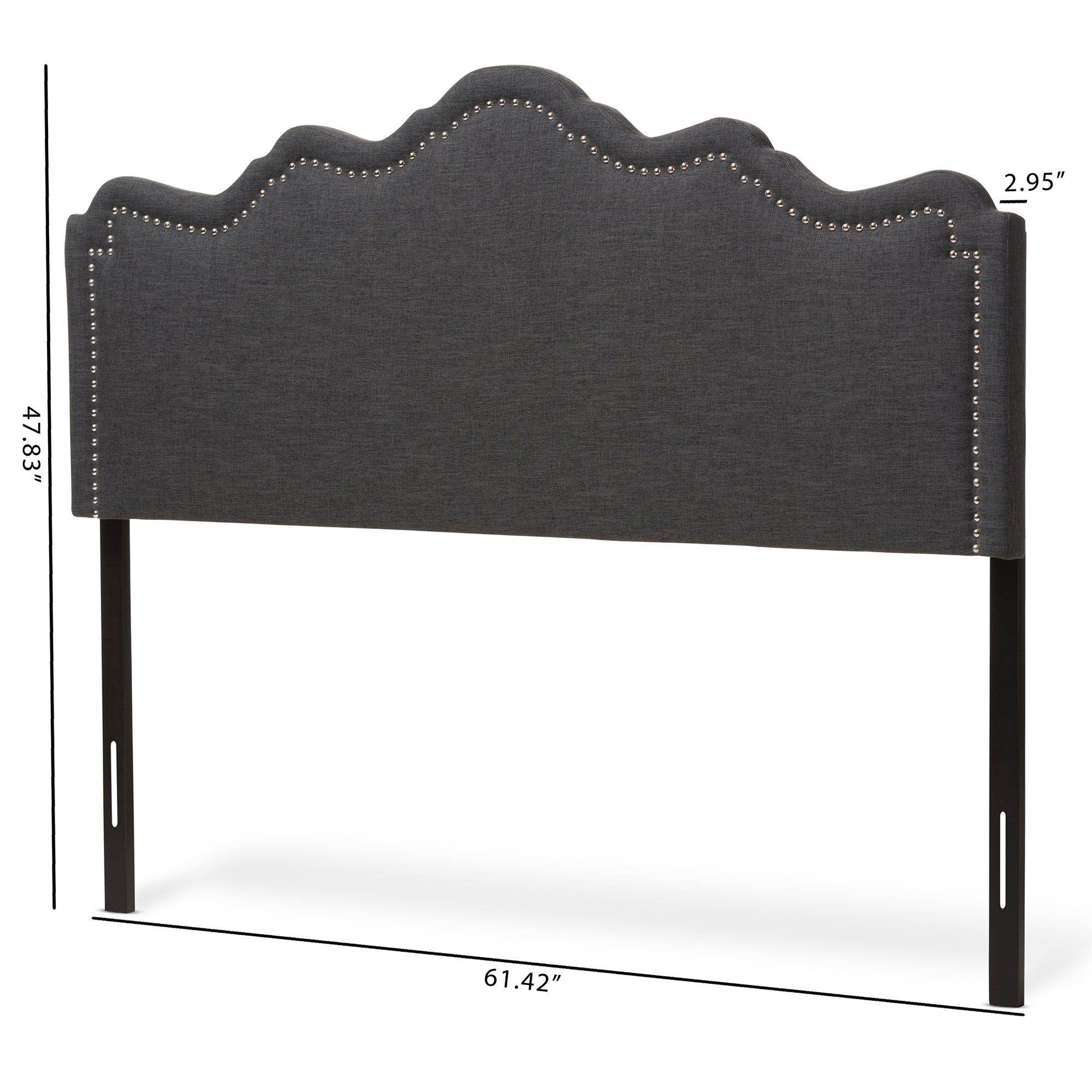 Nadeen Modern and Contemporary Fabric Headboard