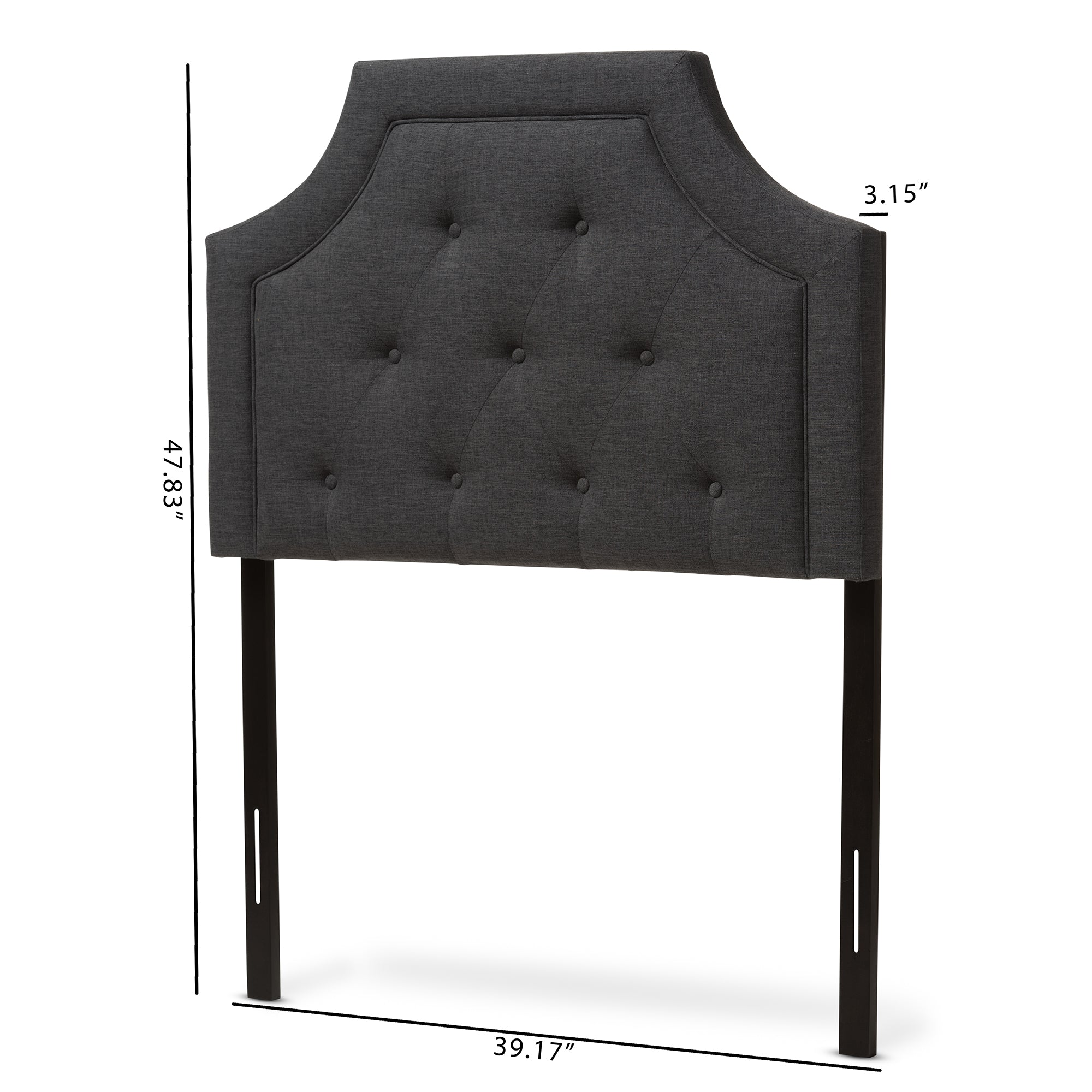 Mars Modern and Contemporary Fabric Headboard