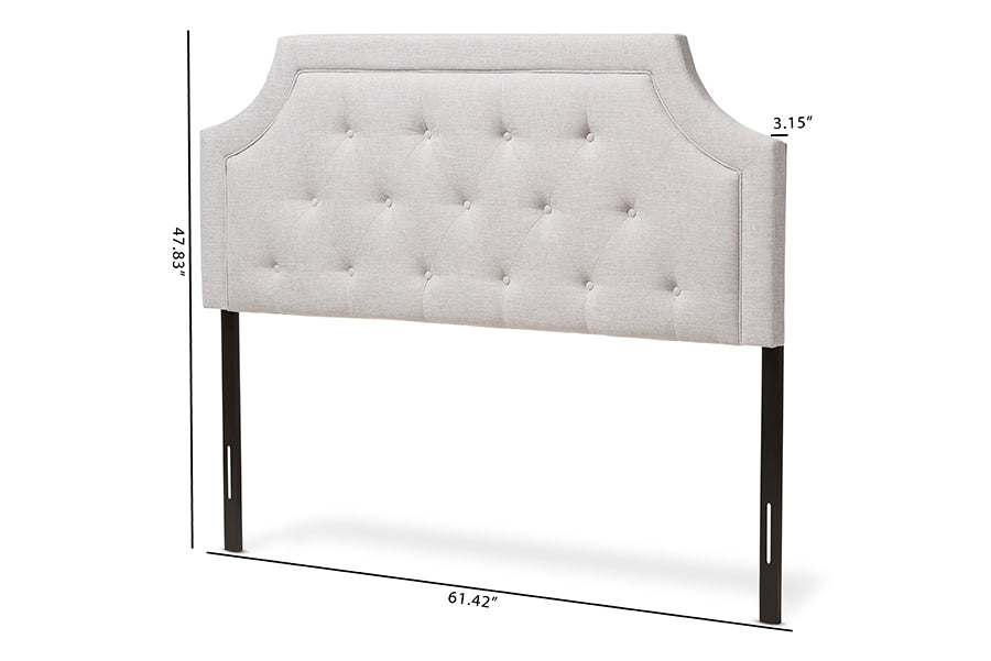 Mars Modern and Contemporary Fabric Headboard