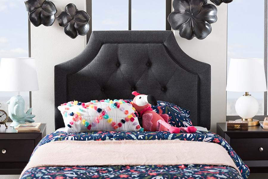 Mars Modern and Contemporary Fabric Headboard