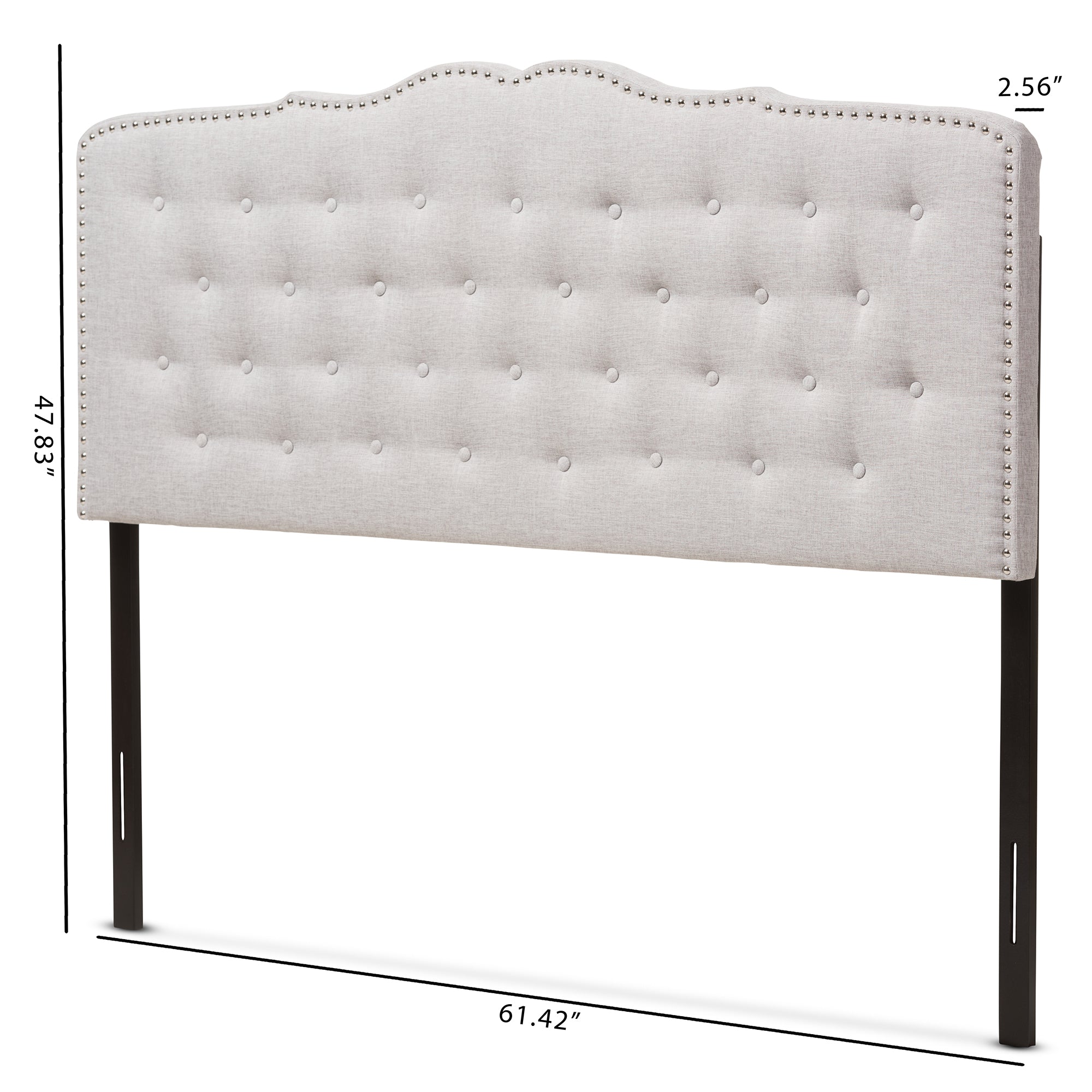 Lucy Modern and Contemporary Fabric Headboard