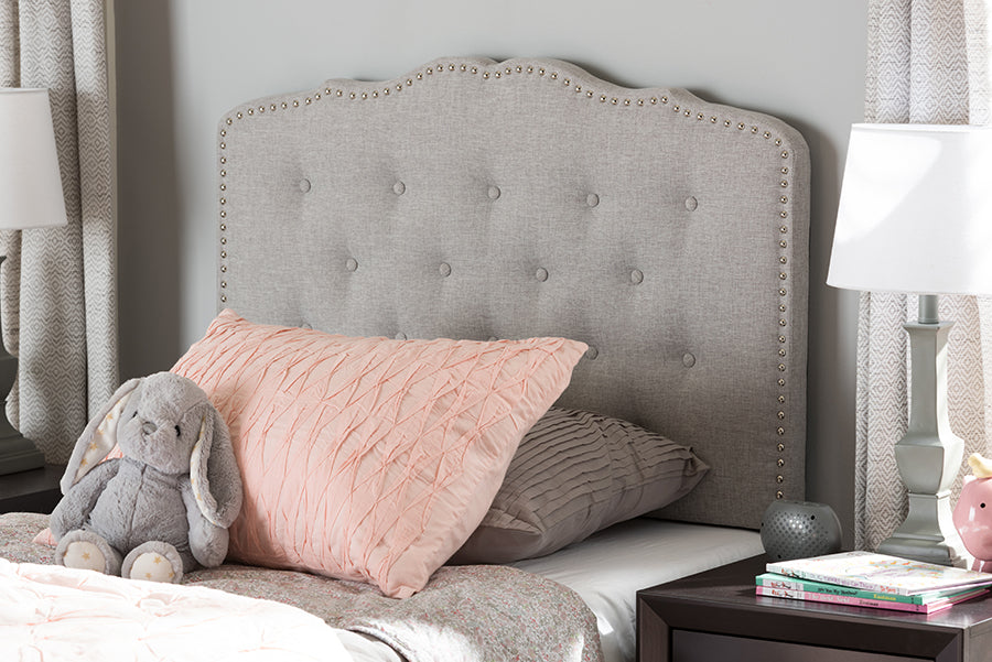 Lucy Modern and Contemporary Fabric Headboard