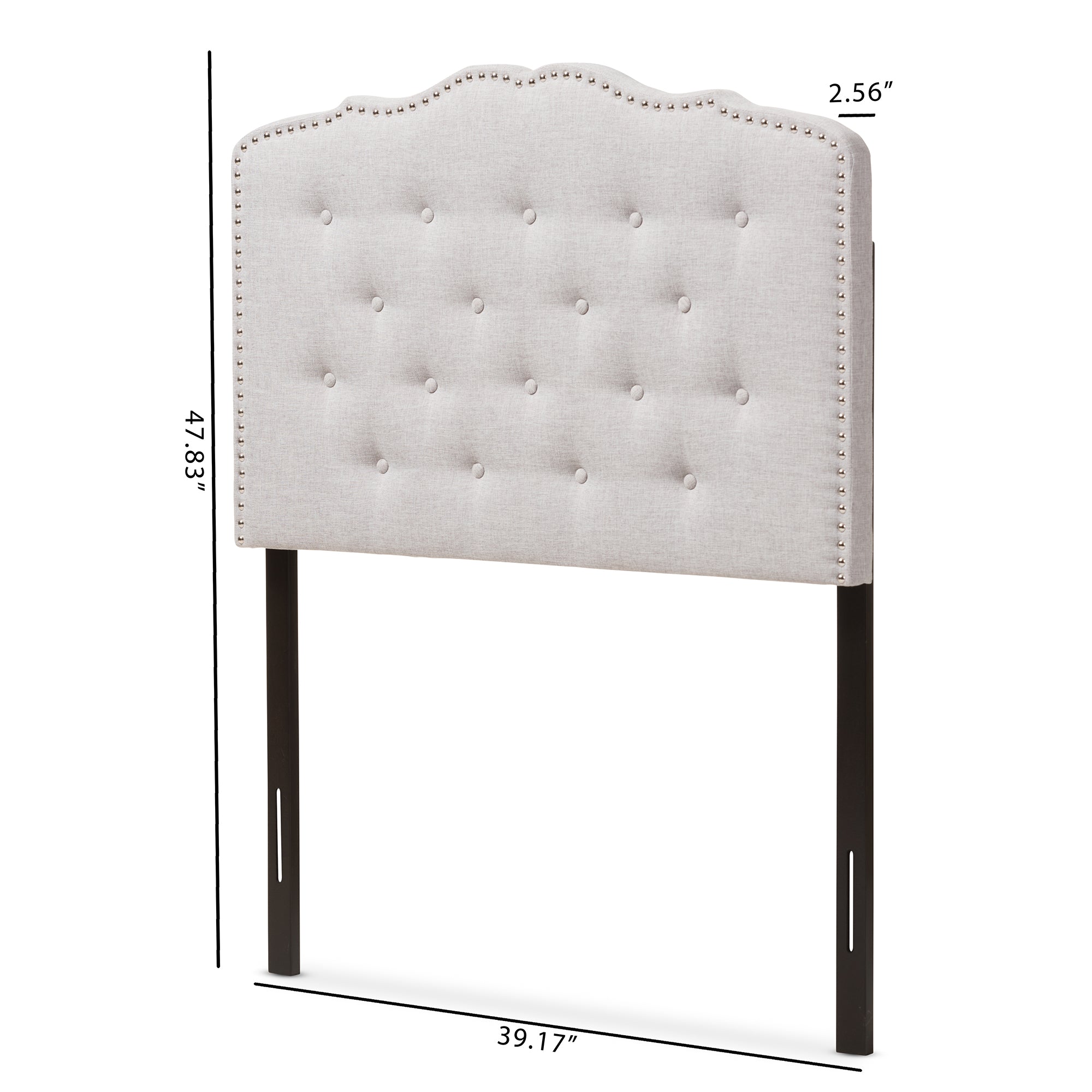 Lucy Modern and Contemporary Fabric Headboard