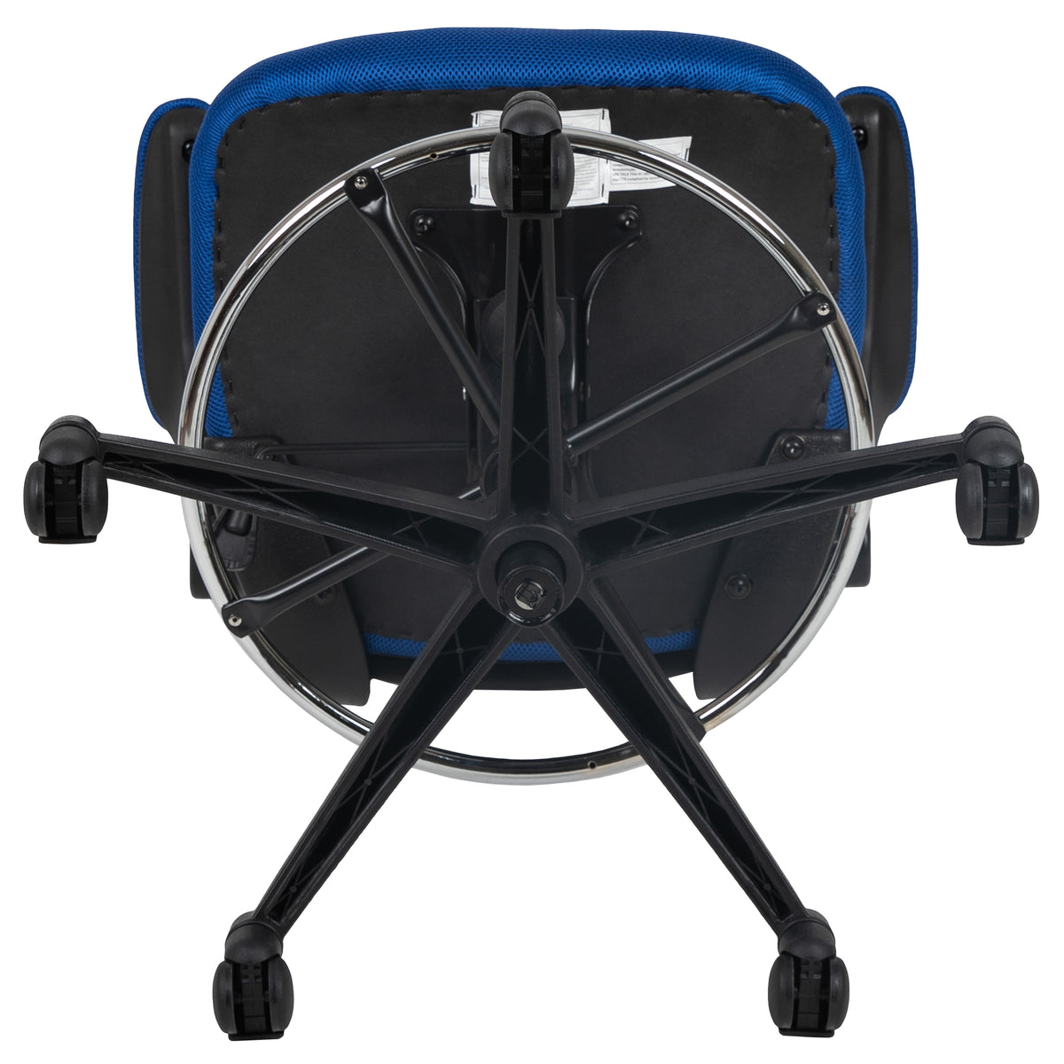 Mid-Back Mesh Ergonomic Drafting Chair with Adjustable Foot Ring and Flip-Up Arms