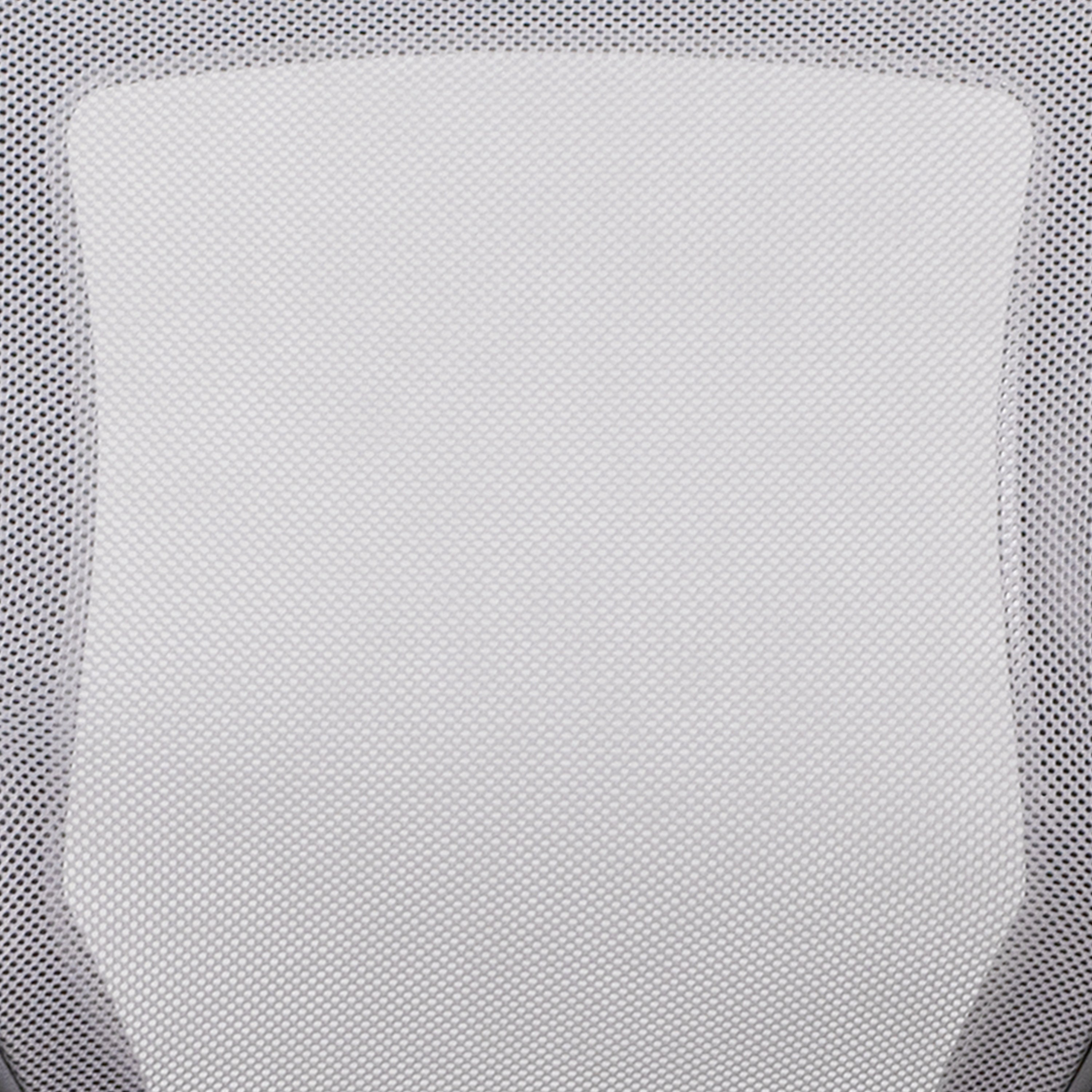 Mid-Back Mesh Swivel Ergonomic Task Office Chair with Gray Frame and Flip-Up Arms