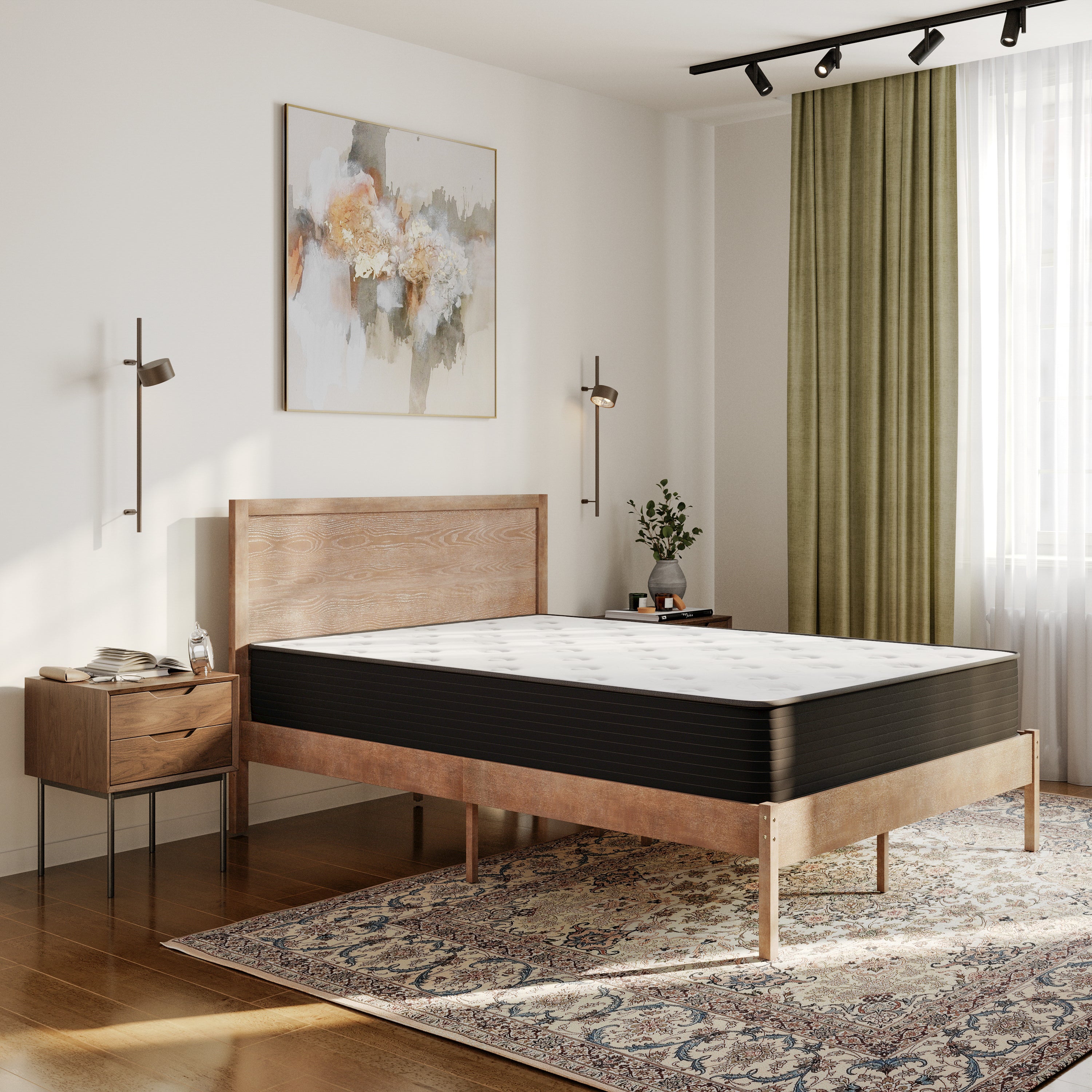 Dream Cooling Gel 10 Inch CertiPUR-US Certified Foam and Pocket Spring Hybrid Mattress, Mattress in a Box