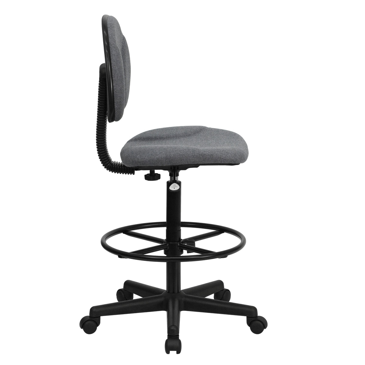 Bruce Adjustable Height Drafting Chair with Adjustable Foot Ring