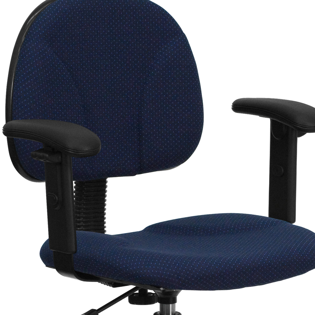 Fabric Drafting Chair with Adjustable Arms (Cylinders: 22.5''-27''H or 26''-30.5''H)