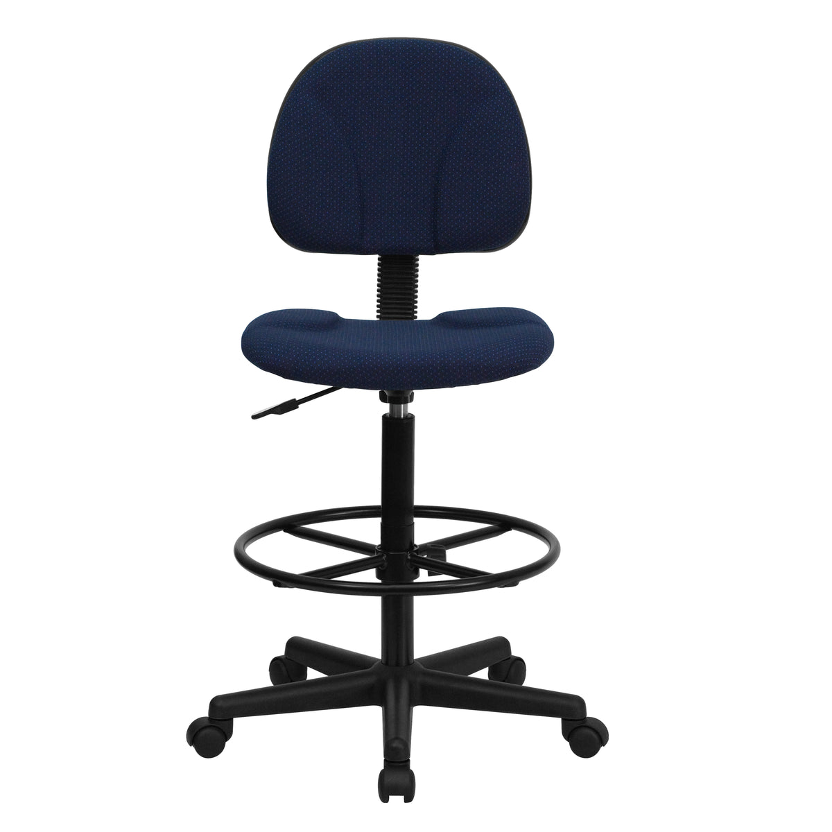 Bruce Adjustable Height Drafting Chair with Adjustable Foot Ring
