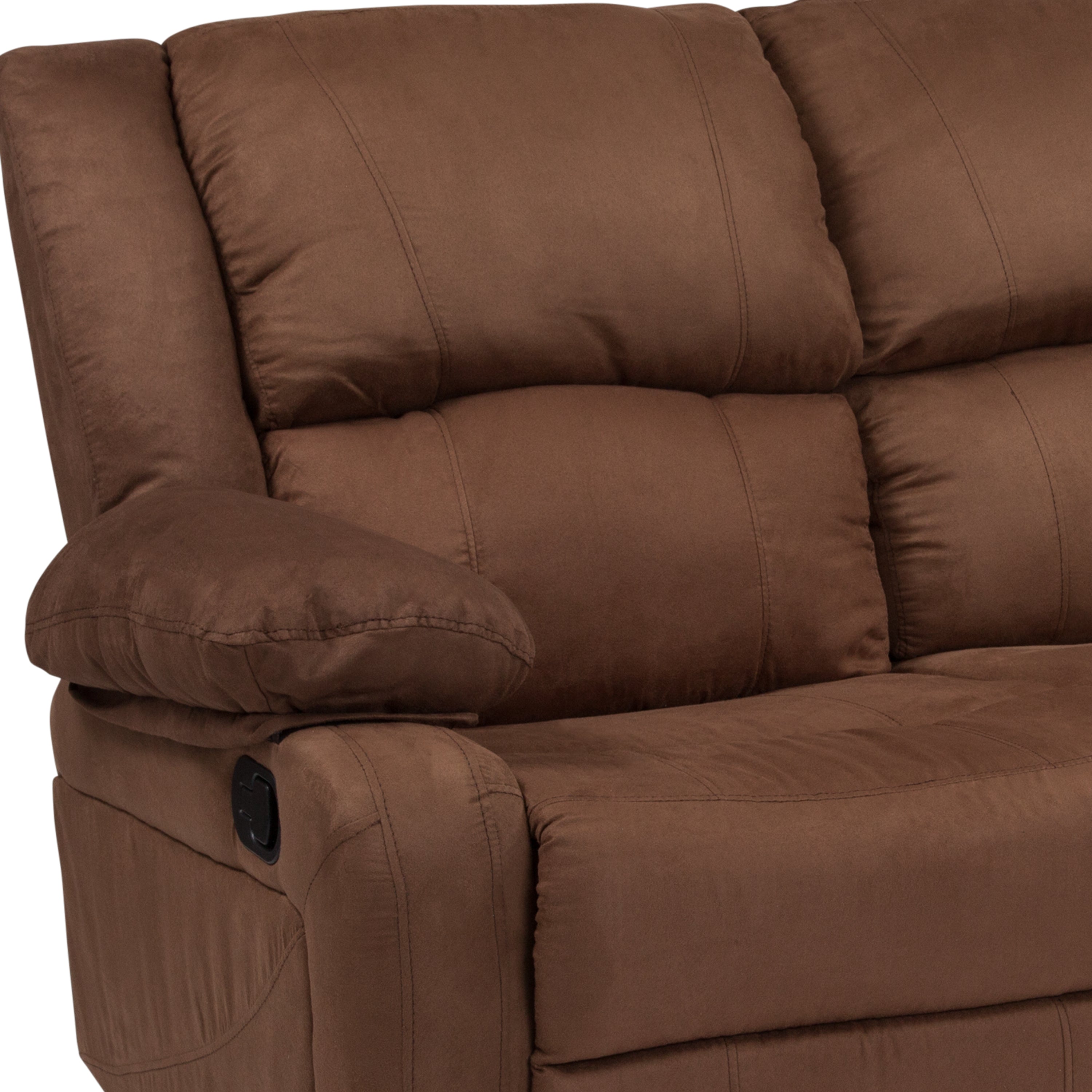 Harmony Series Loveseat with Two Built-In Recliners