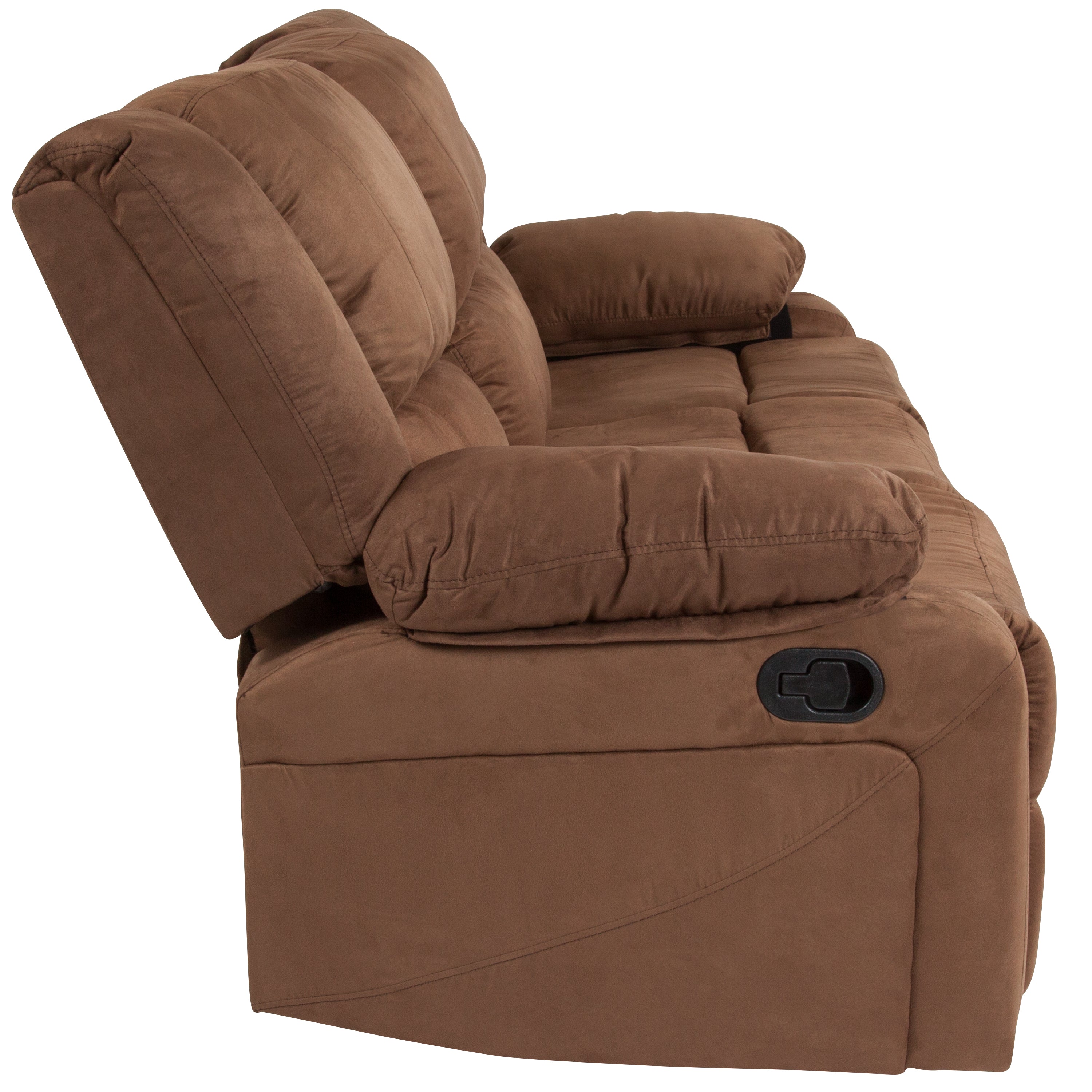 Harmony Series LeatherSoft Sofa with Two Built-In Recliners