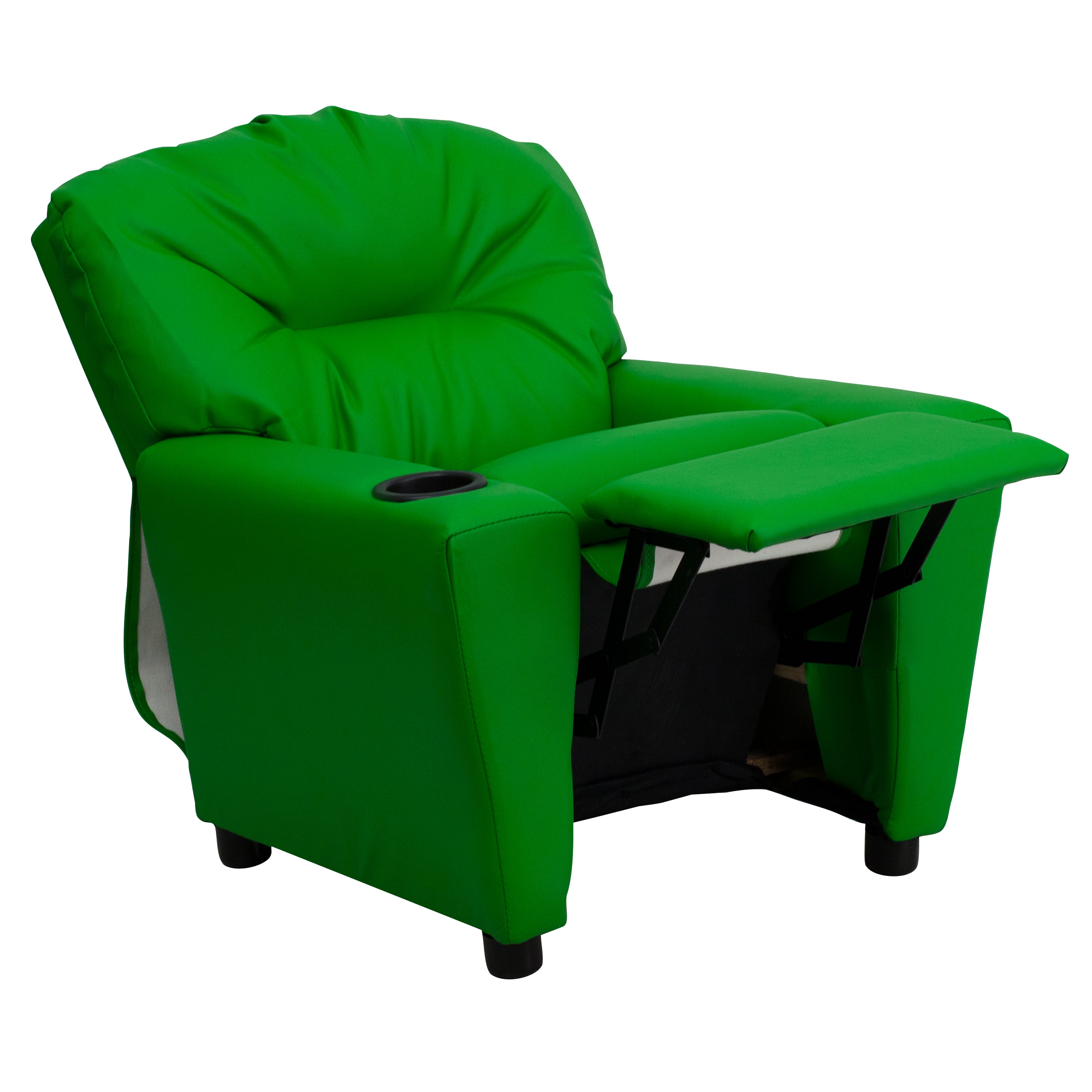 Contemporary Kids Recliner with Cup Holder