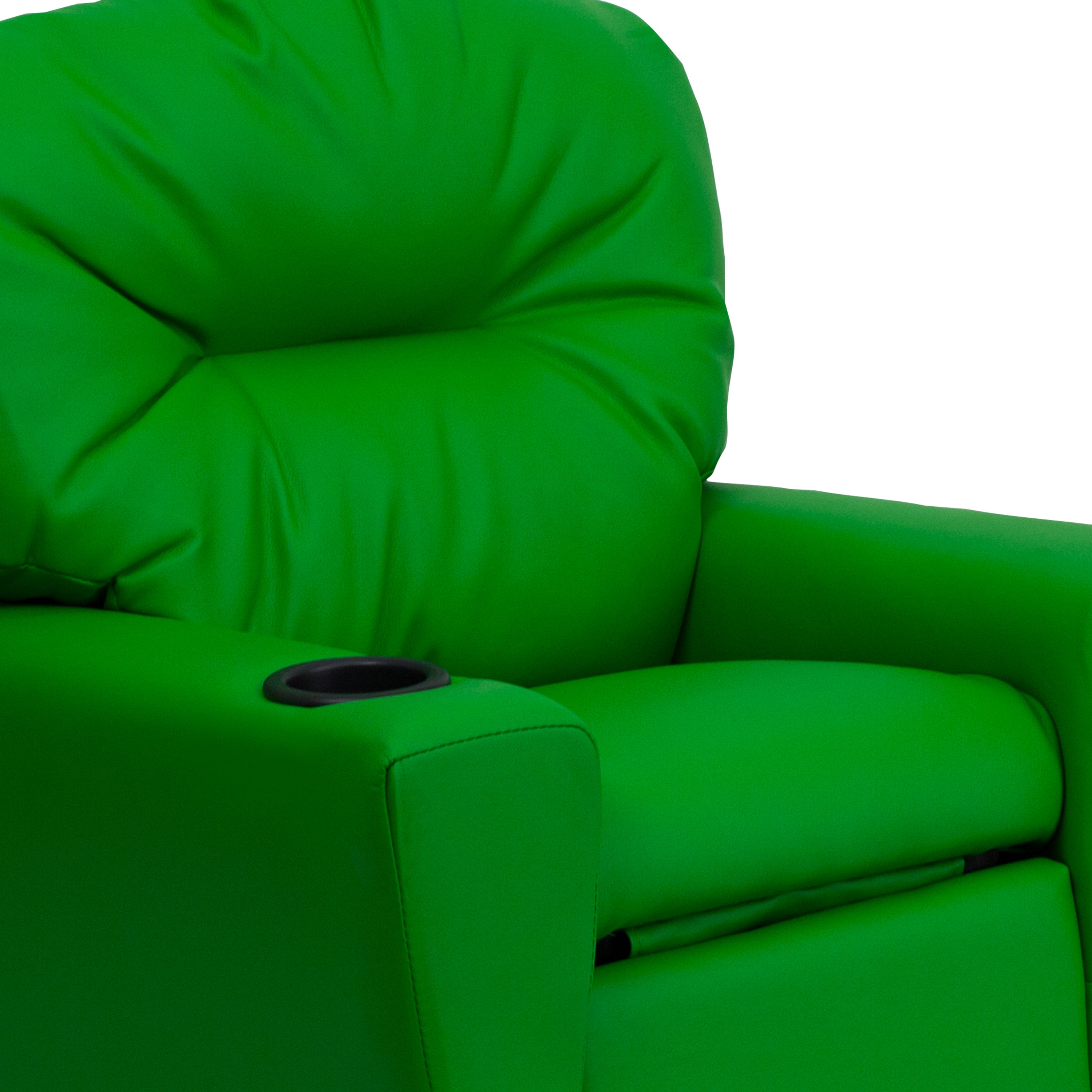 Contemporary Kids Recliner with Cup Holder