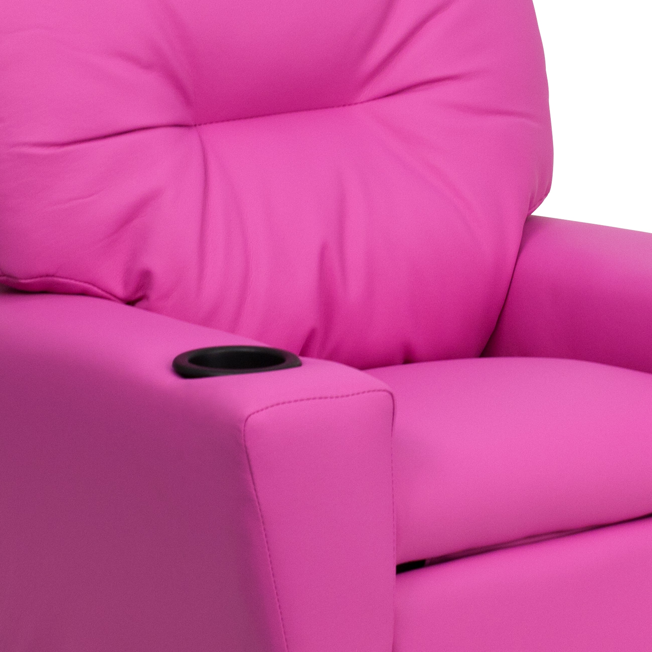 Contemporary Kids Recliner with Cup Holder