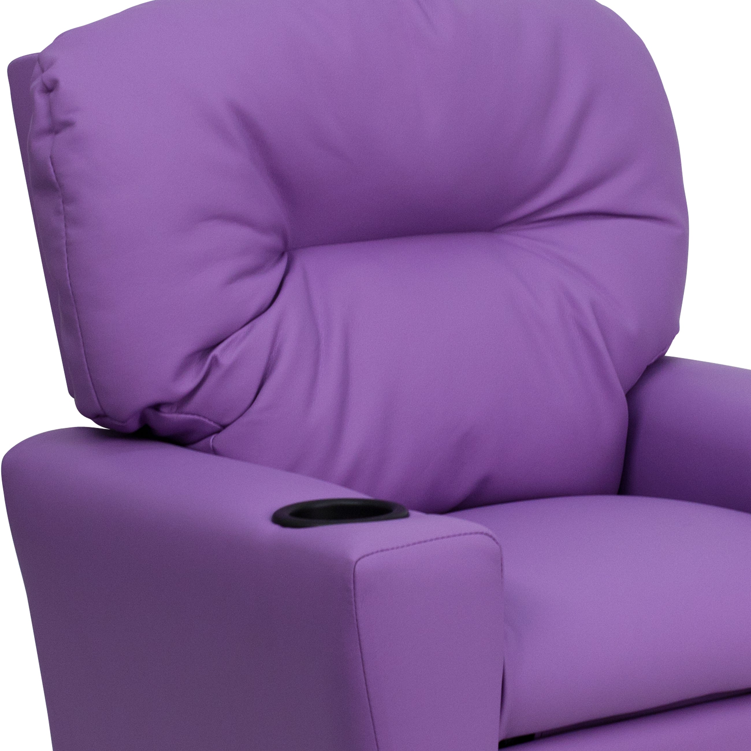 Contemporary Kids Recliner with Cup Holder