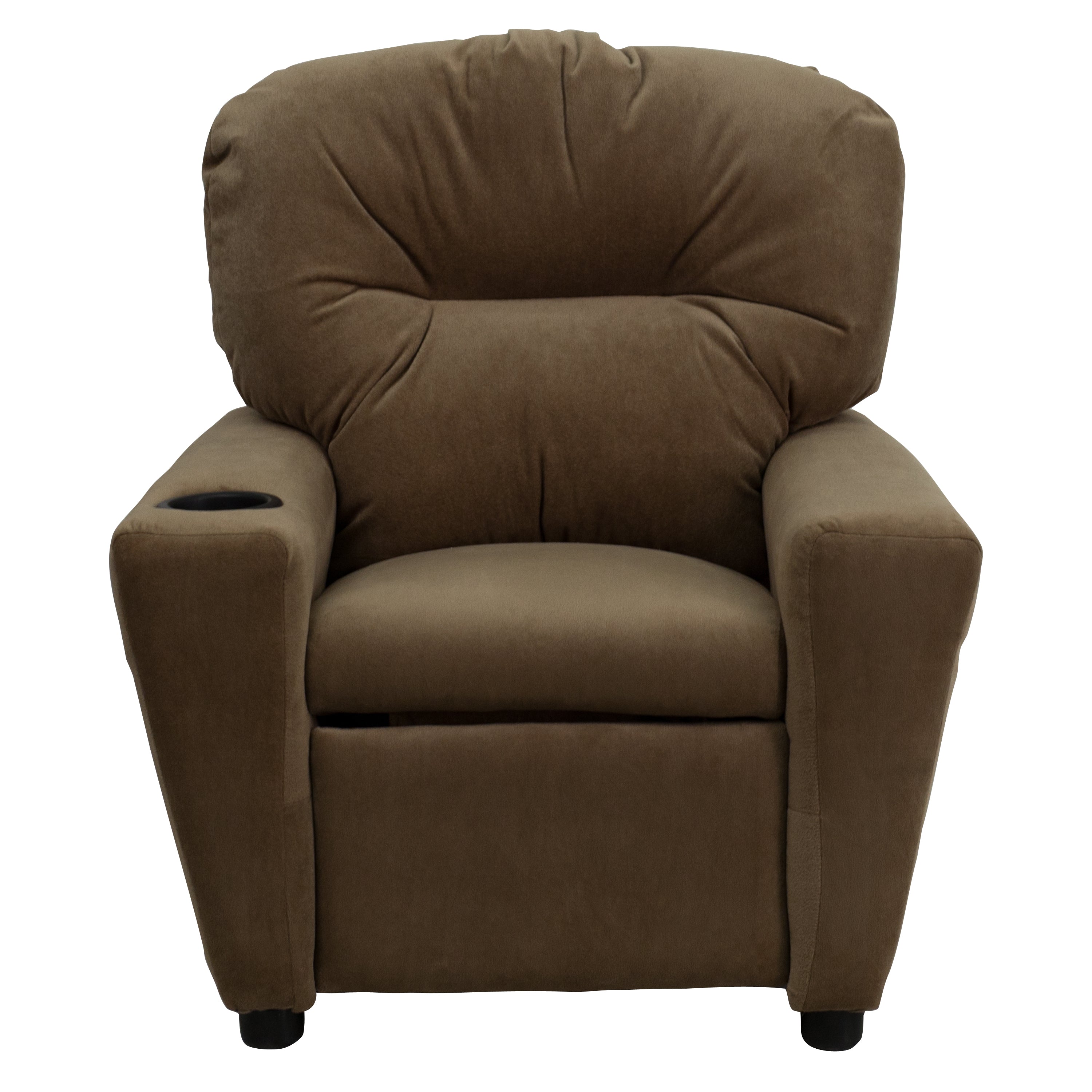 Contemporary Kids Recliner with Cup Holder