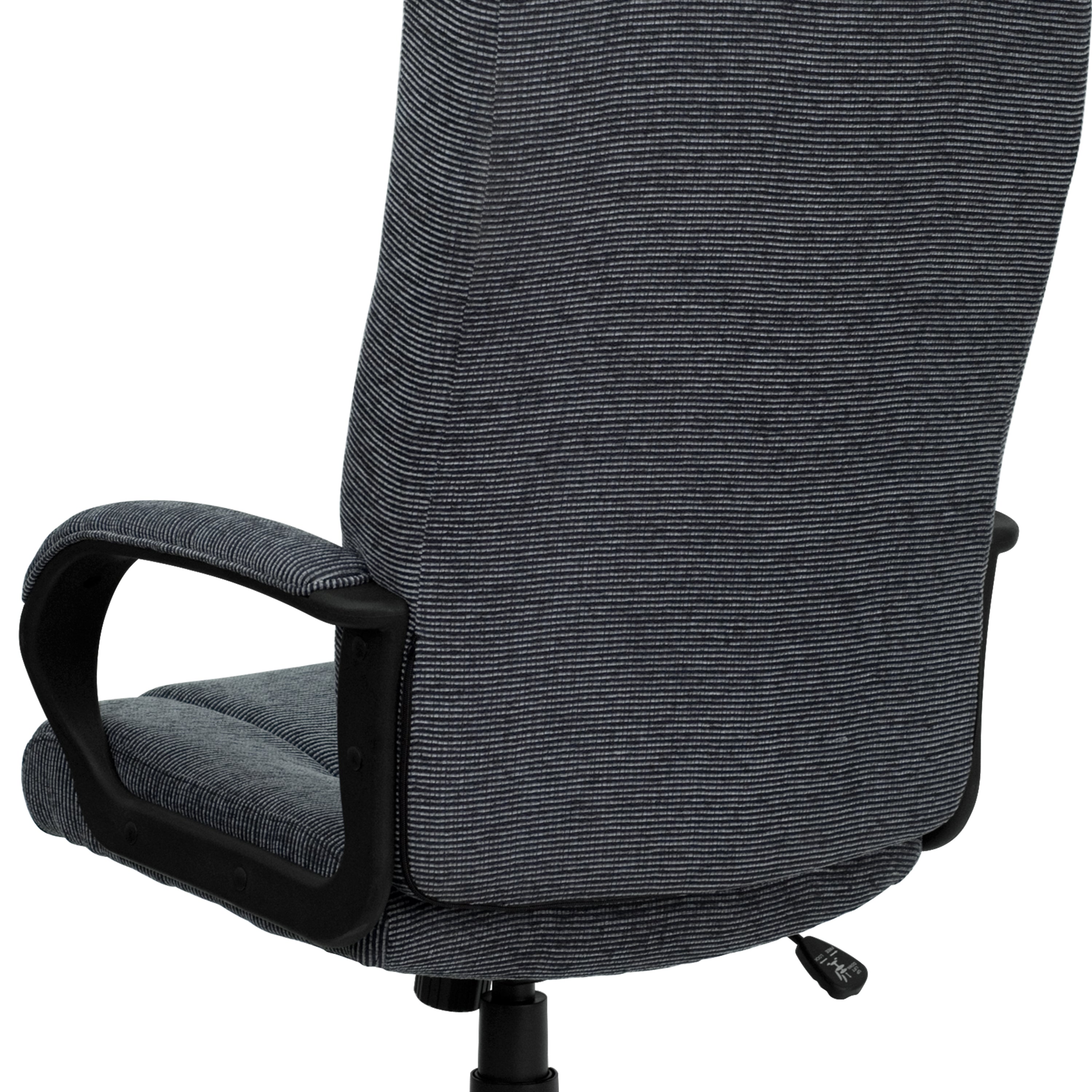 High Back Fabric Executive Swivel Office Chair with Arms