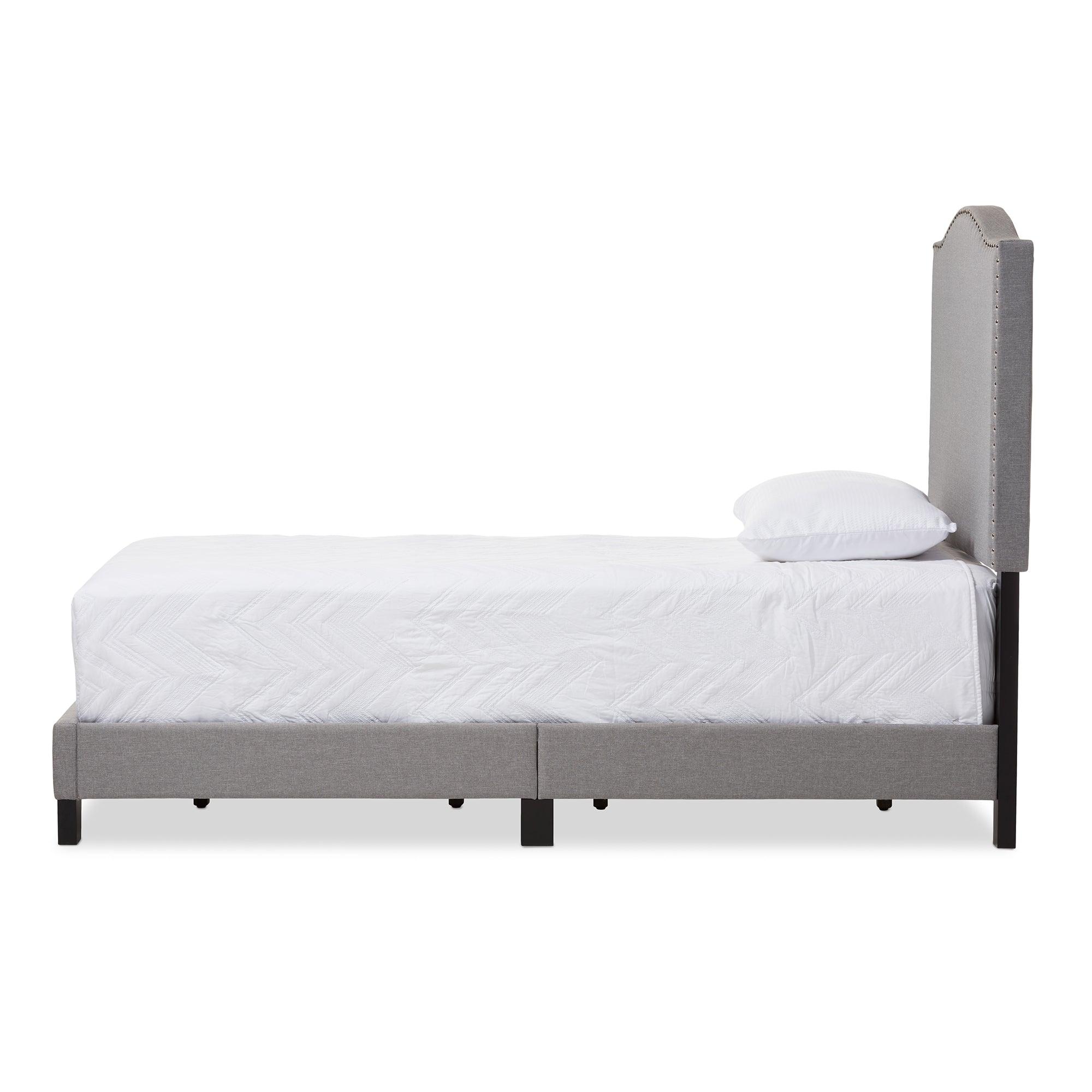 Benjamin Modern and Contemporary Fabric Upholstered Arched Bed