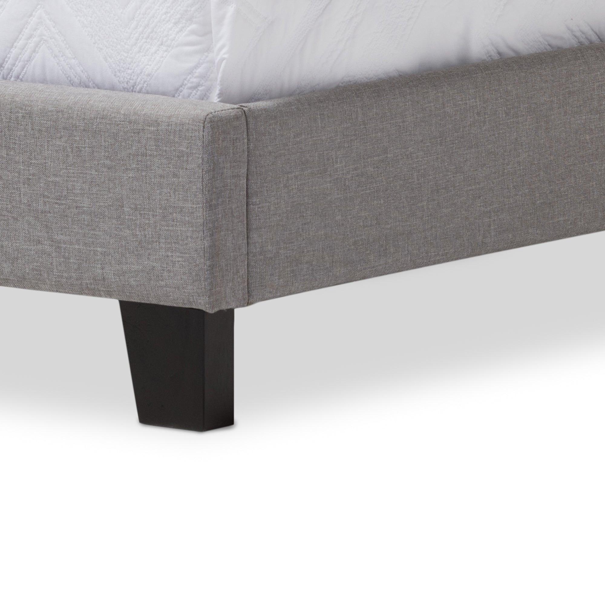 Benjamin Modern and Contemporary Fabric Upholstered Arched Bed