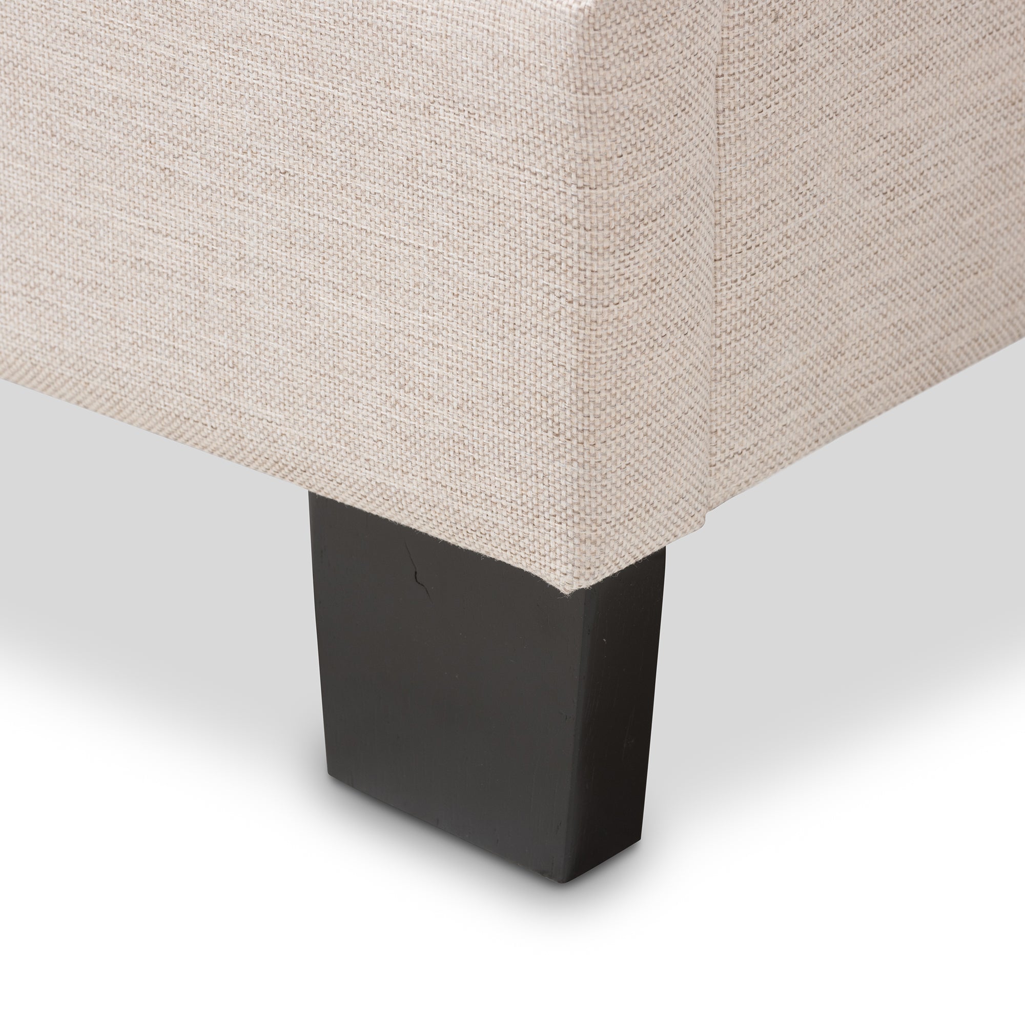Emerson Modern and Contemporary Light Fabric Upholstered Bed