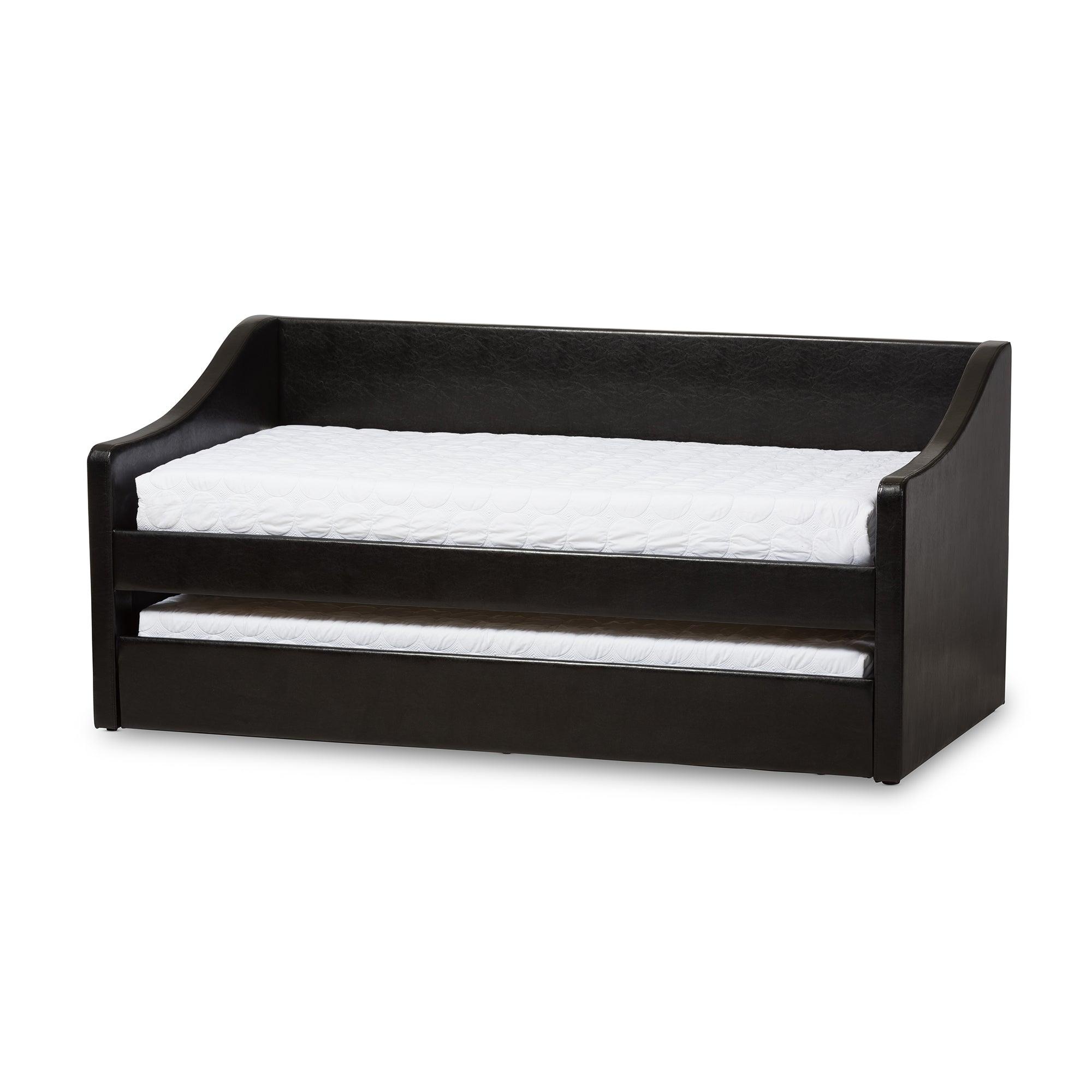 Barnstorm Modern and Contemporary Faux Leather Upholstered Daybed