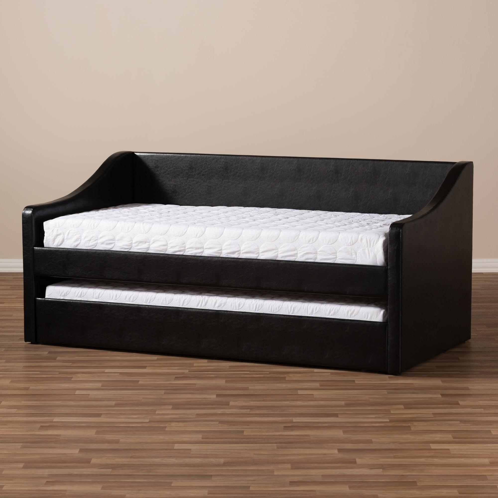 Barnstorm Modern and Contemporary Faux Leather Upholstered Daybed