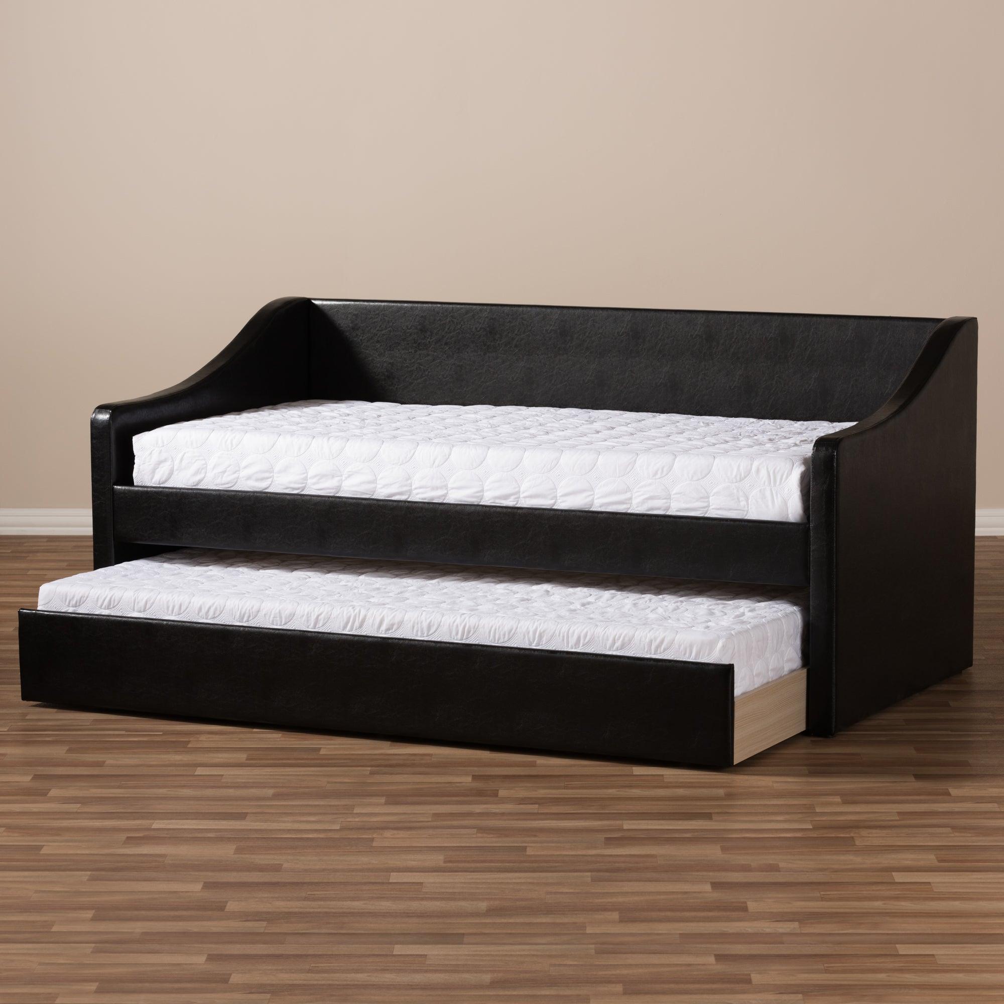 Barnstorm Modern and Contemporary Faux Leather Upholstered Daybed