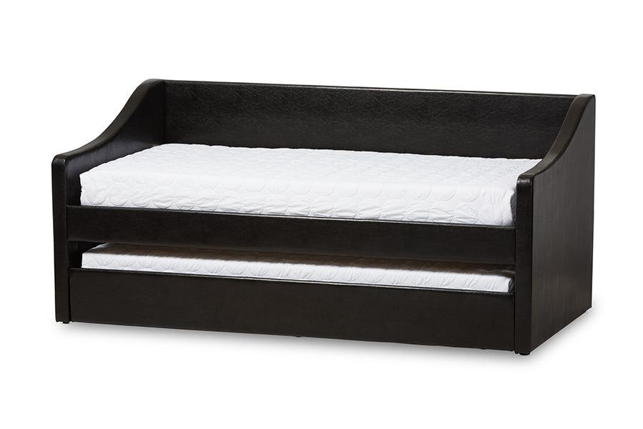Barnstorm Modern and Contemporary Faux Leather Upholstered Daybed