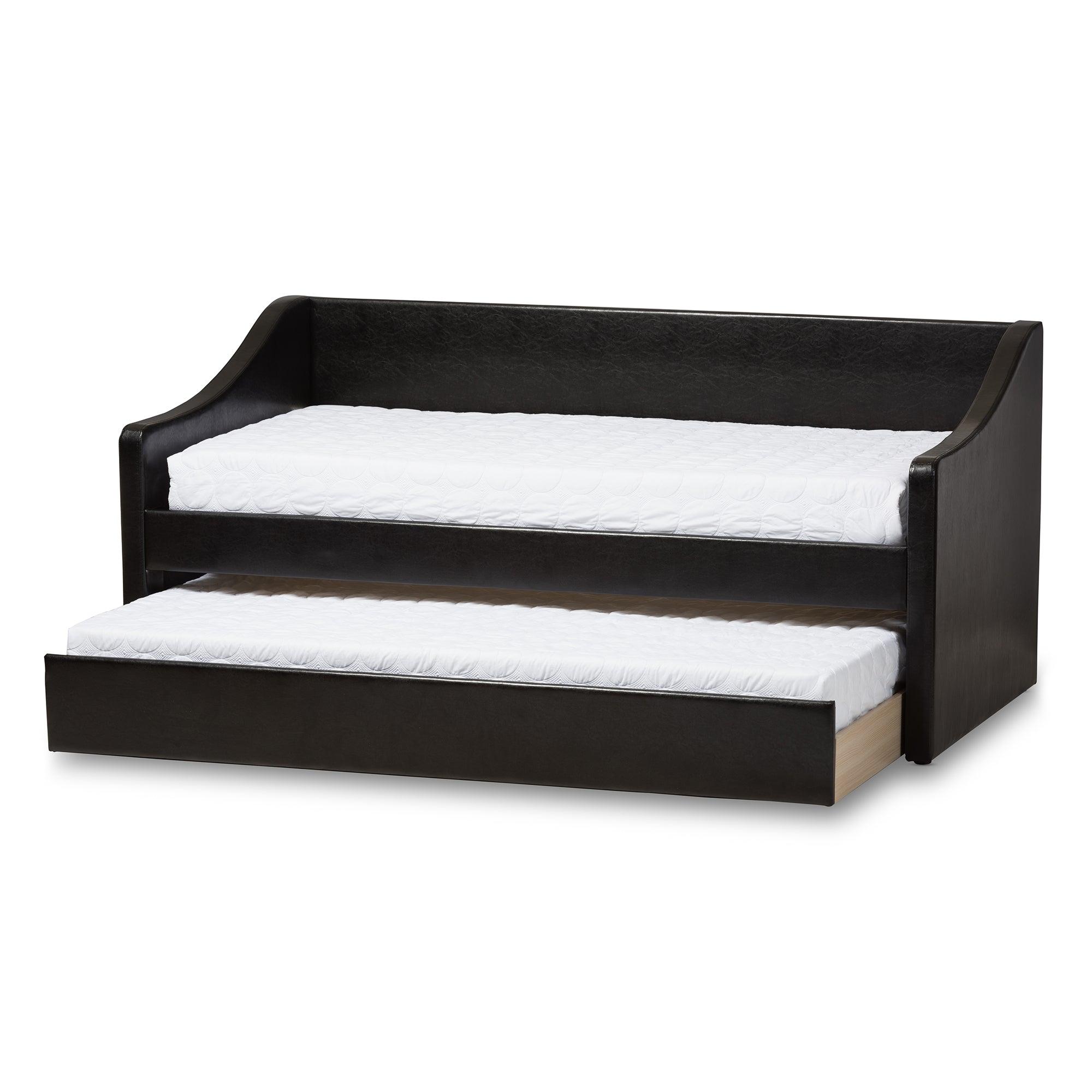 Barnstorm Modern and Contemporary Faux Leather Upholstered Daybed