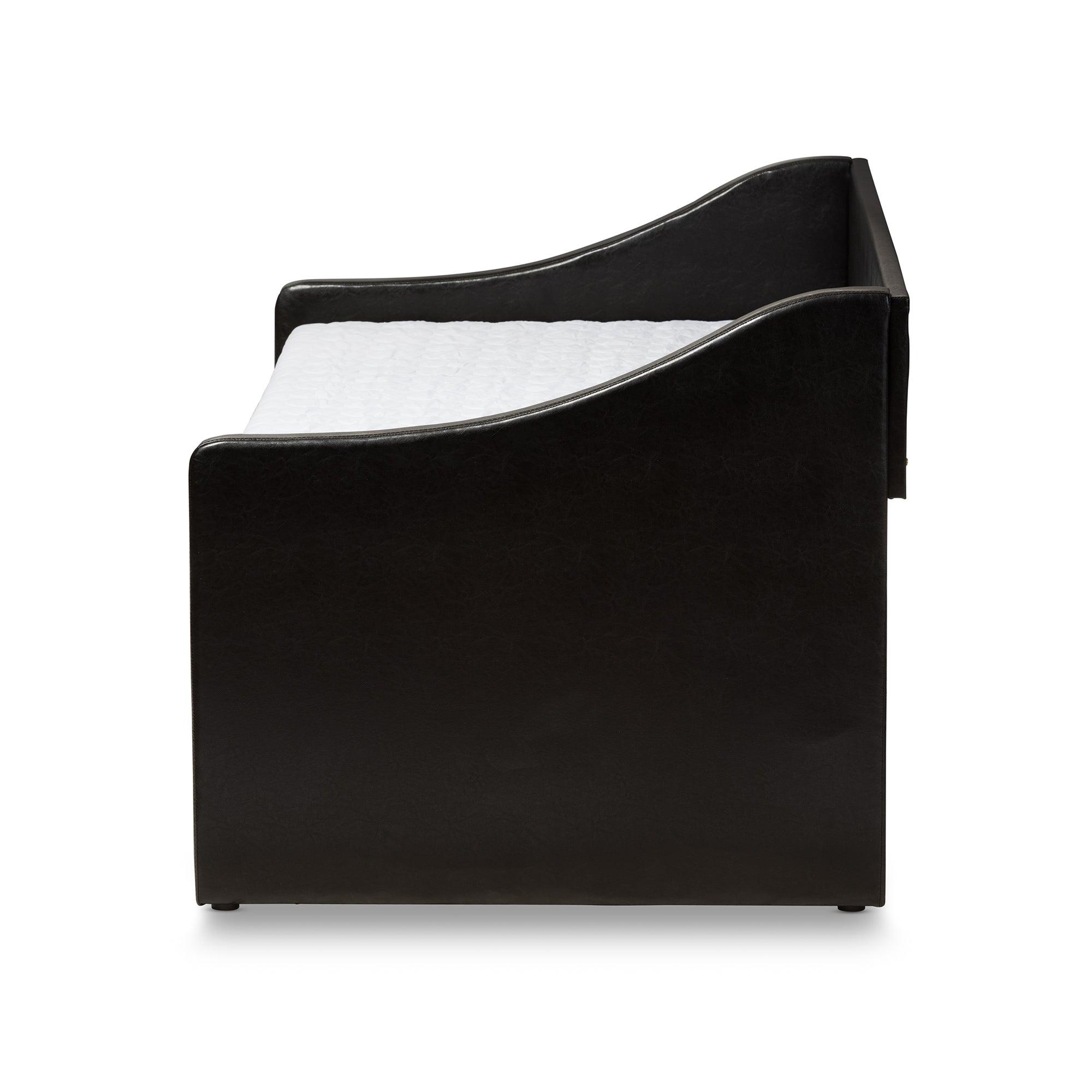 Barnstorm Modern and Contemporary Faux Leather Upholstered Daybed