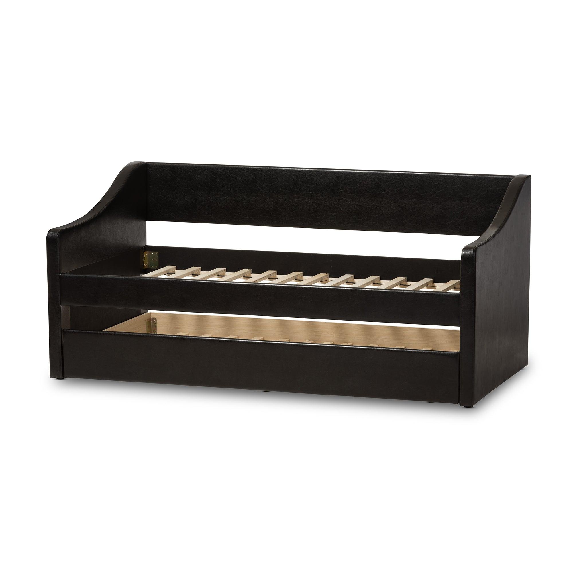 Barnstorm Modern and Contemporary Faux Leather Upholstered Daybed