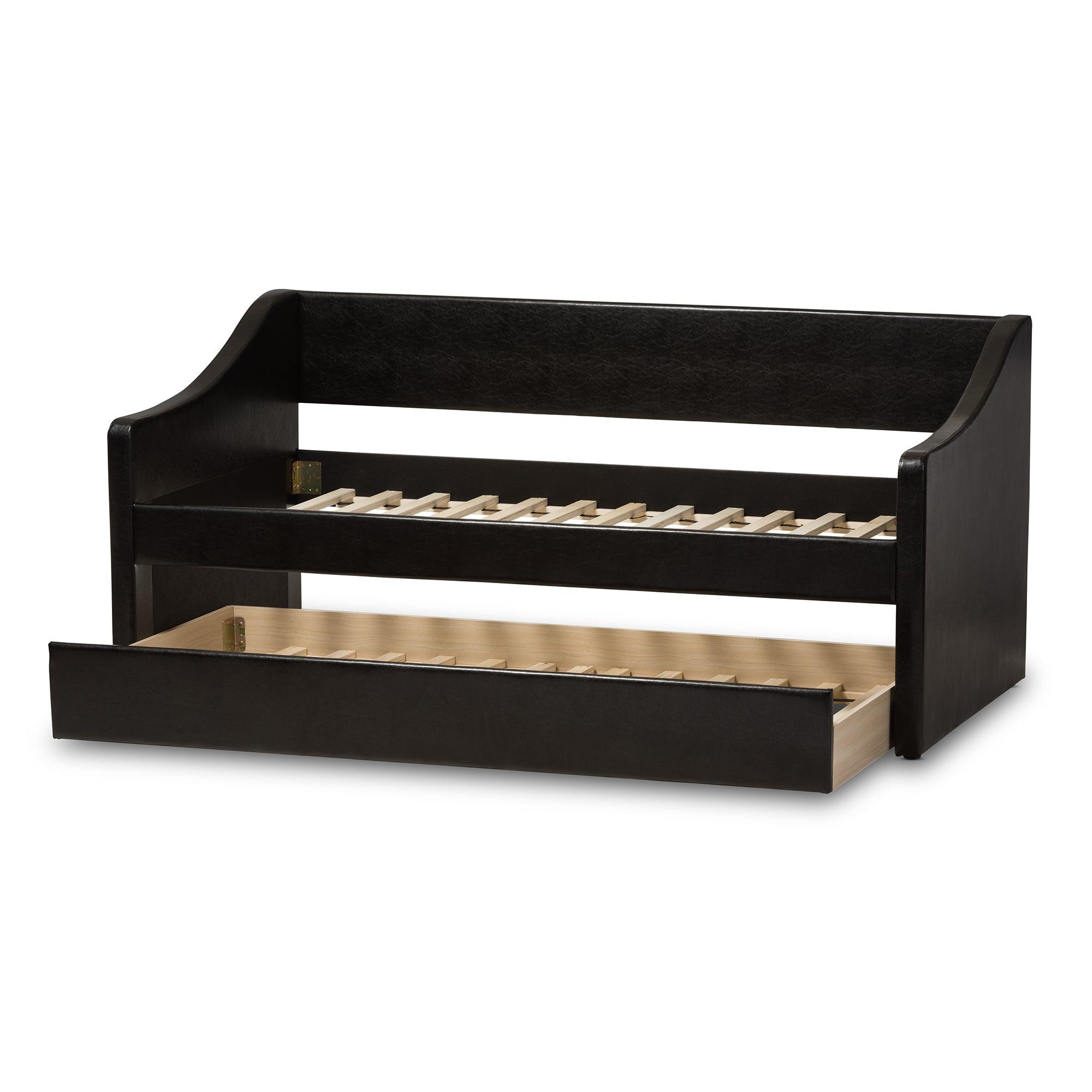 Barnstorm Modern and Contemporary Faux Leather Upholstered Daybed