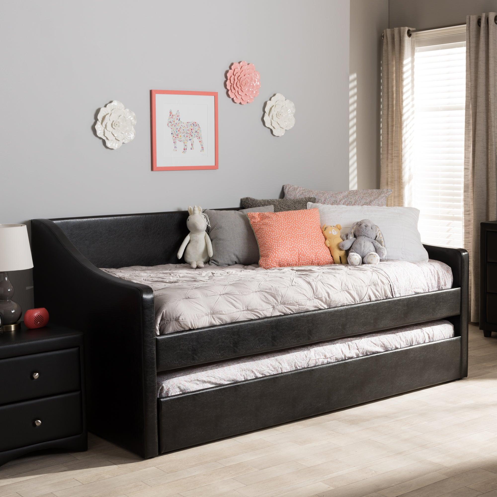 Barnstorm Modern and Contemporary Faux Leather Upholstered Daybed
