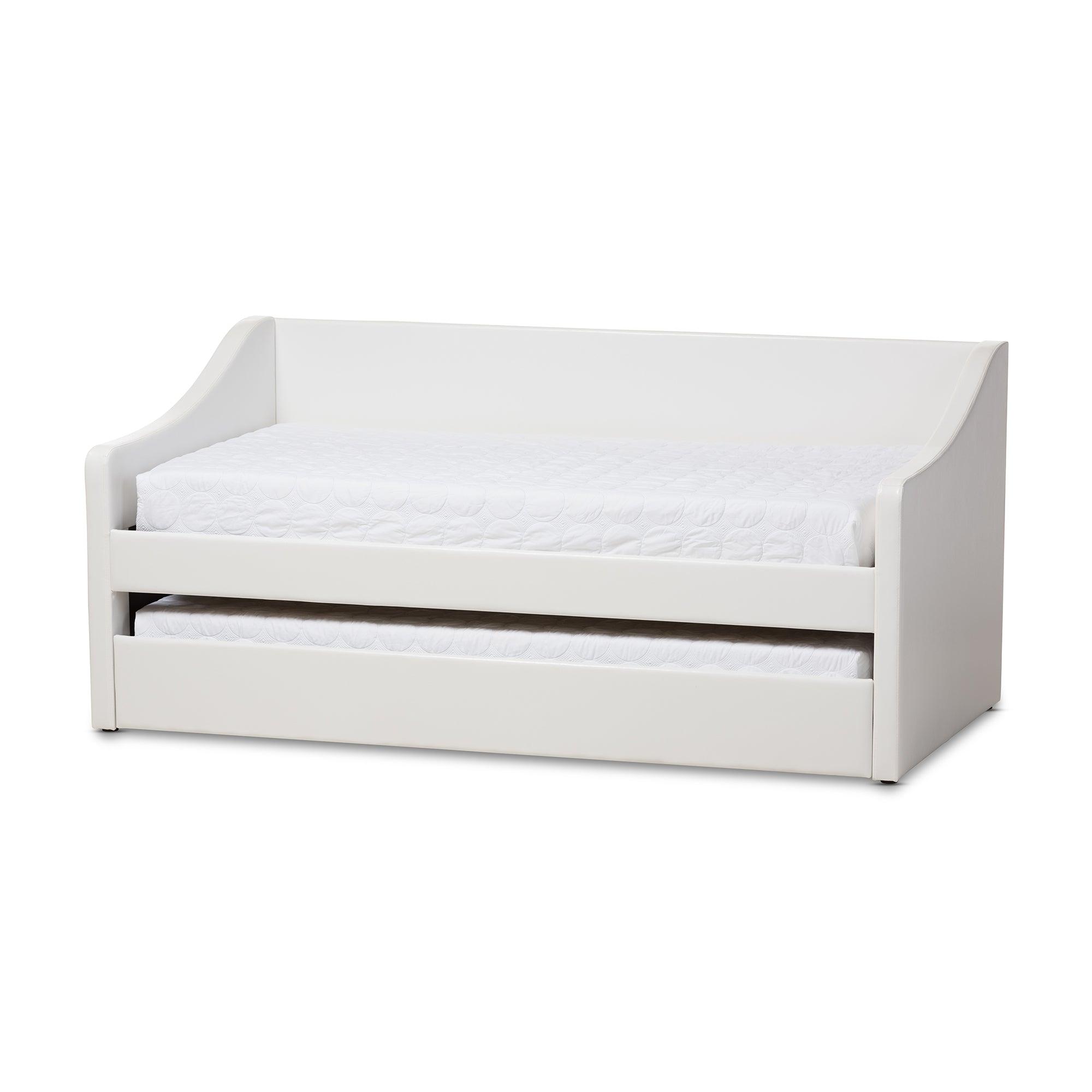 Barnstorm Modern and Contemporary Faux Leather Upholstered Daybed