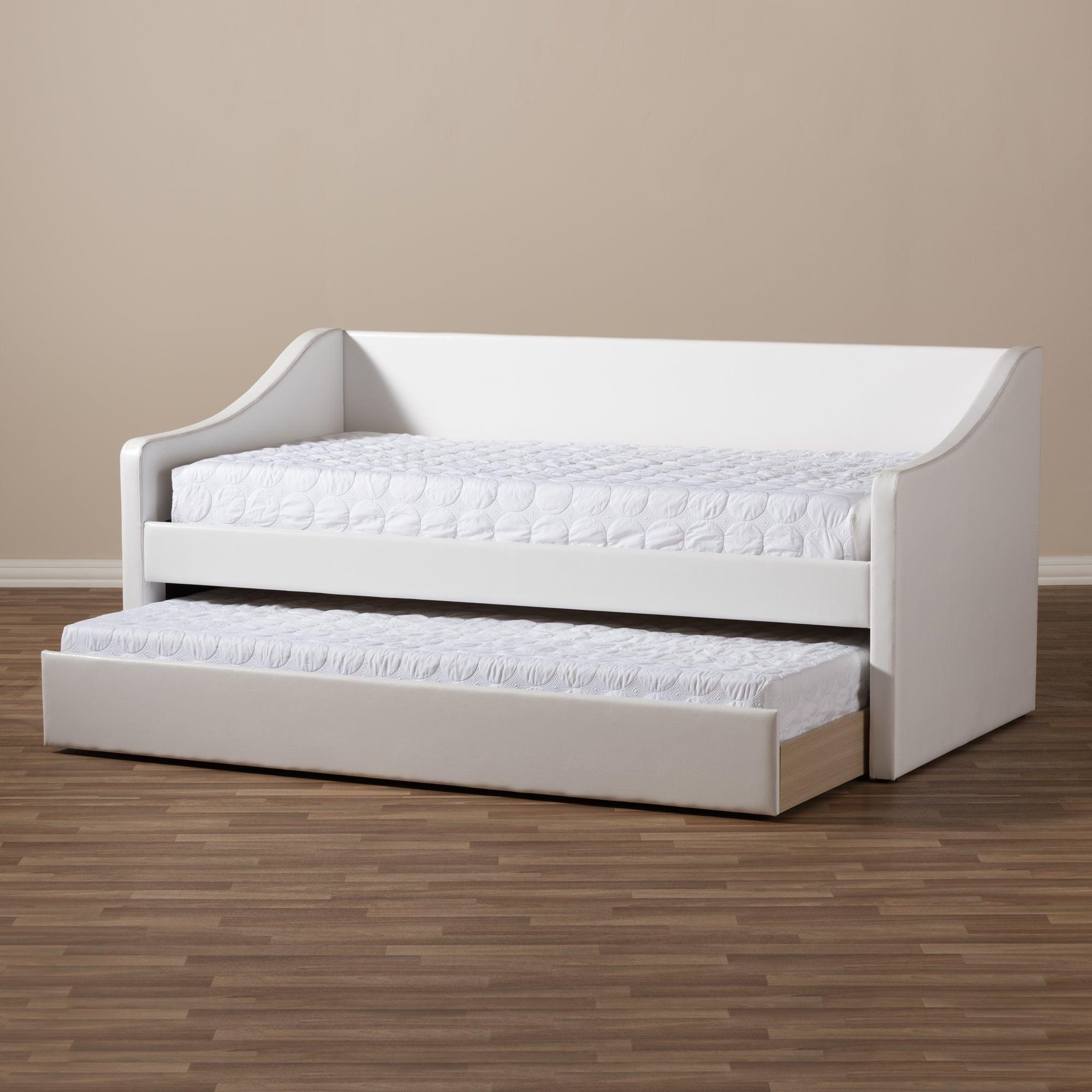 Barnstorm Modern and Contemporary Faux Leather Upholstered Daybed