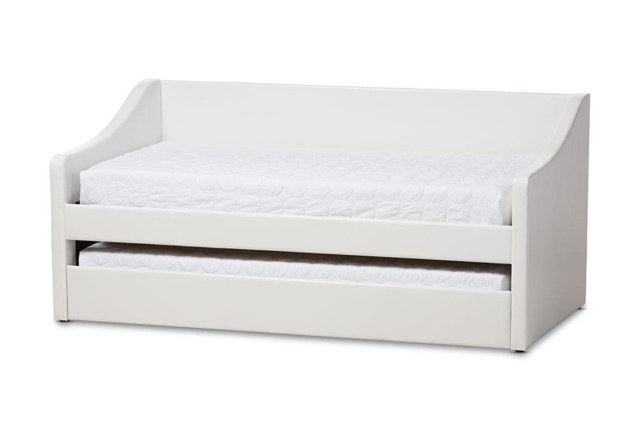Barnstorm Modern and Contemporary Faux Leather Upholstered Daybed