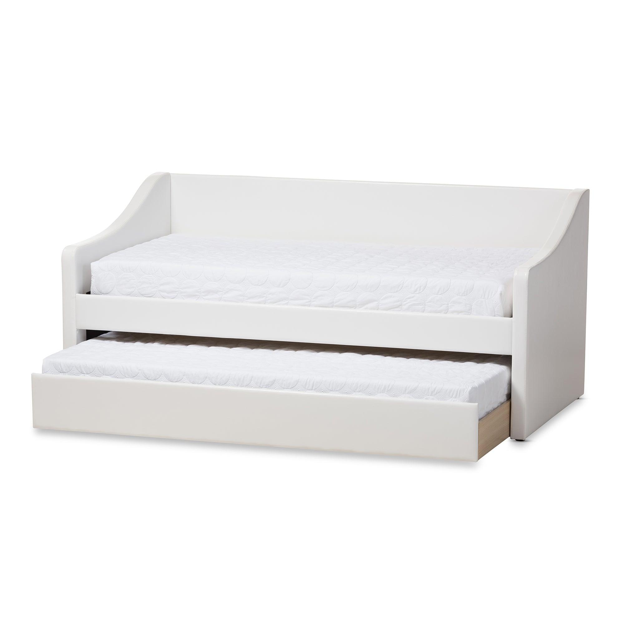 Barnstorm Modern and Contemporary Faux Leather Upholstered Daybed