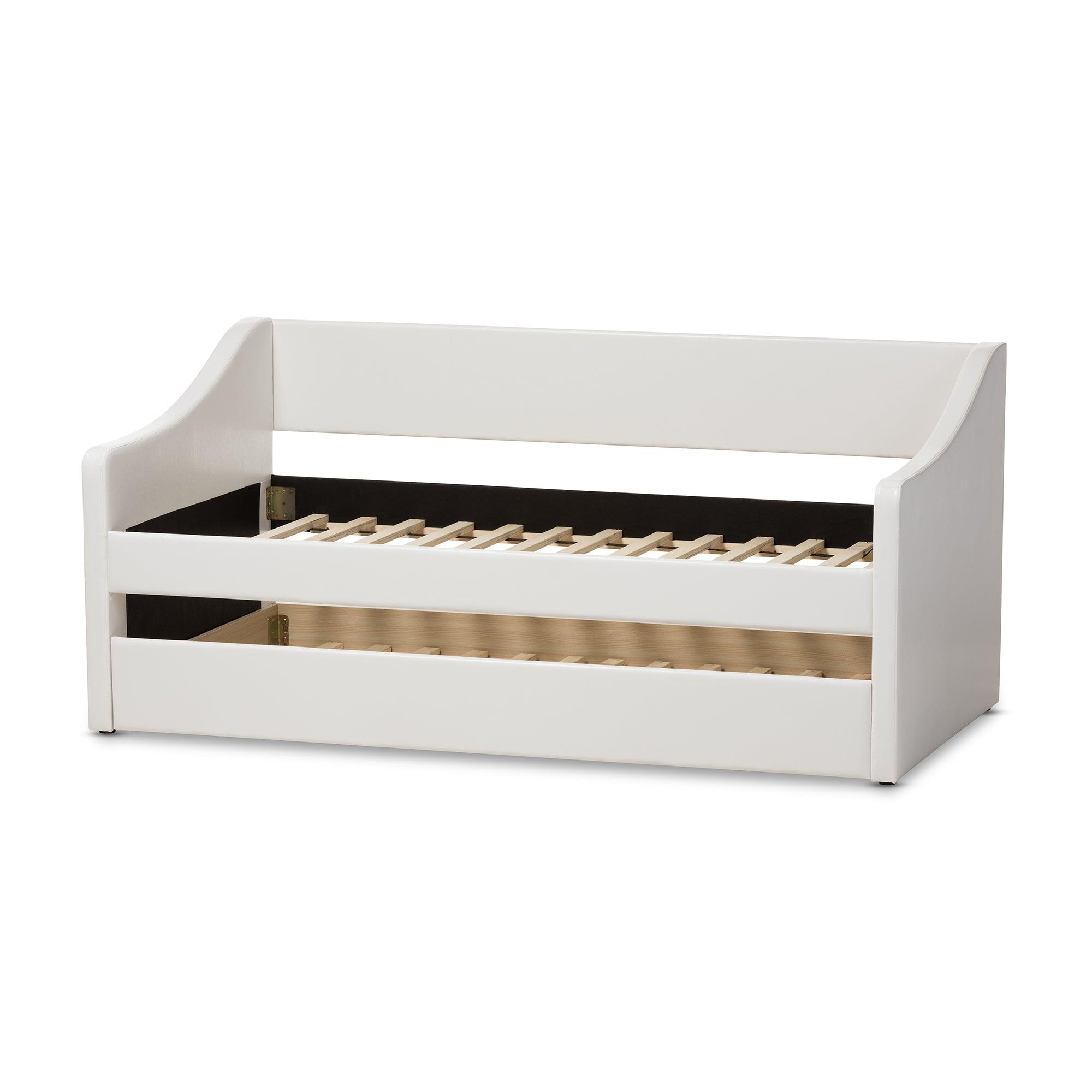 Barnstorm Modern and Contemporary Faux Leather Upholstered Daybed