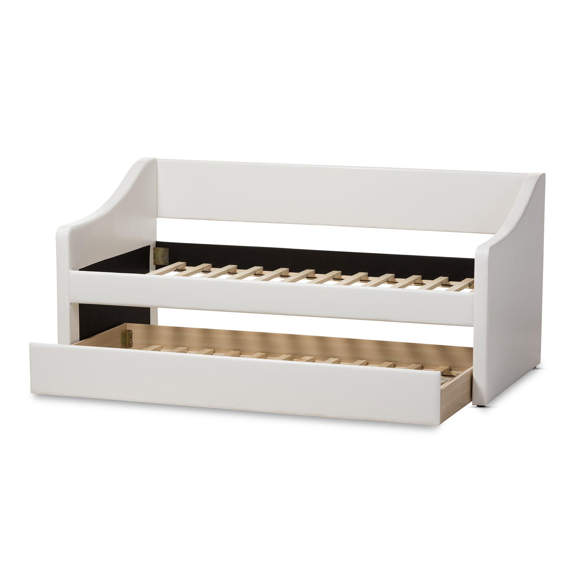Barnstorm Modern and Contemporary Faux Leather Upholstered Daybed
