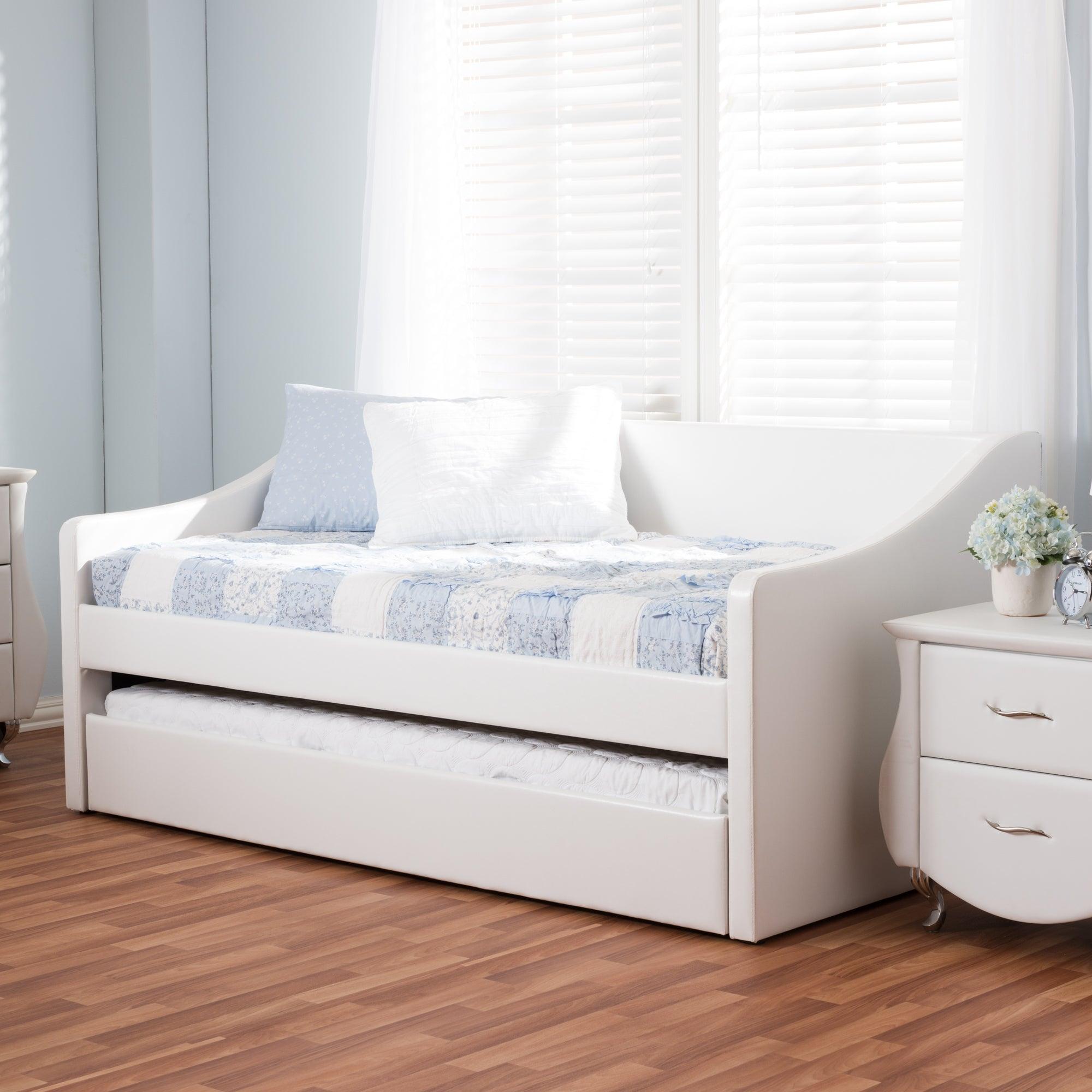 Barnstorm Modern and Contemporary Faux Leather Upholstered Daybed