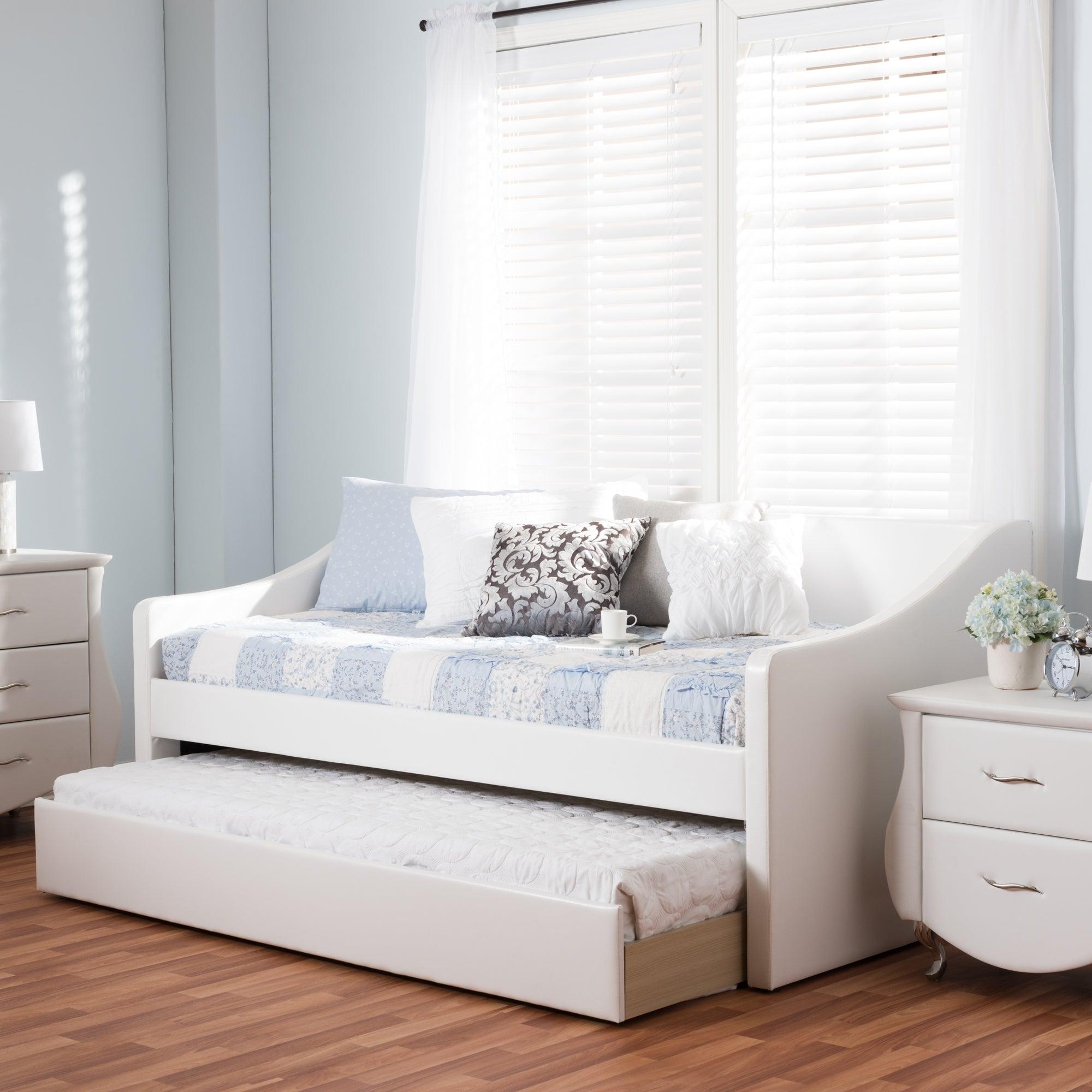 Barnstorm Modern and Contemporary Faux Leather Upholstered Daybed