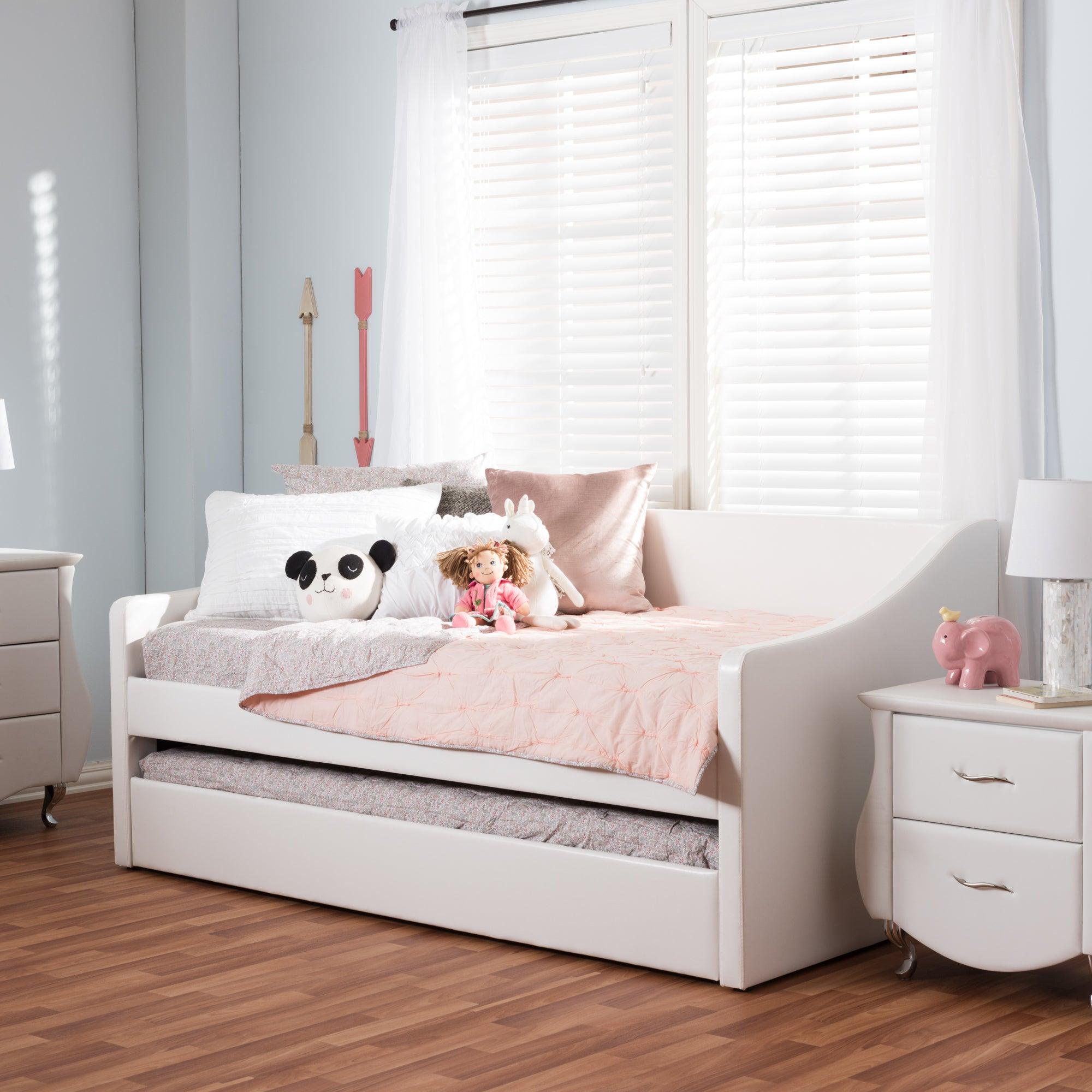Barnstorm Modern and Contemporary Faux Leather Upholstered Daybed