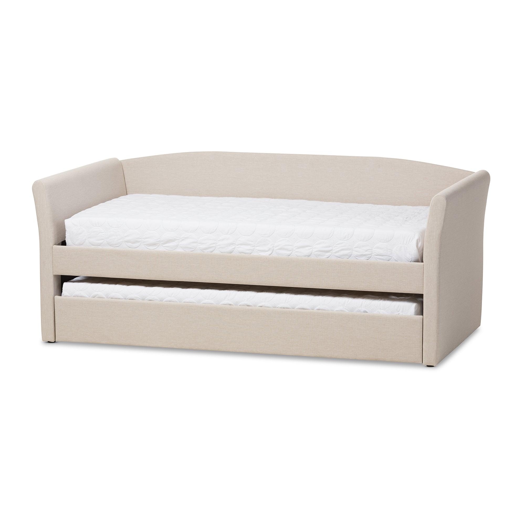 Camino Modern and Contemporary Fabric Upholstered Daybed