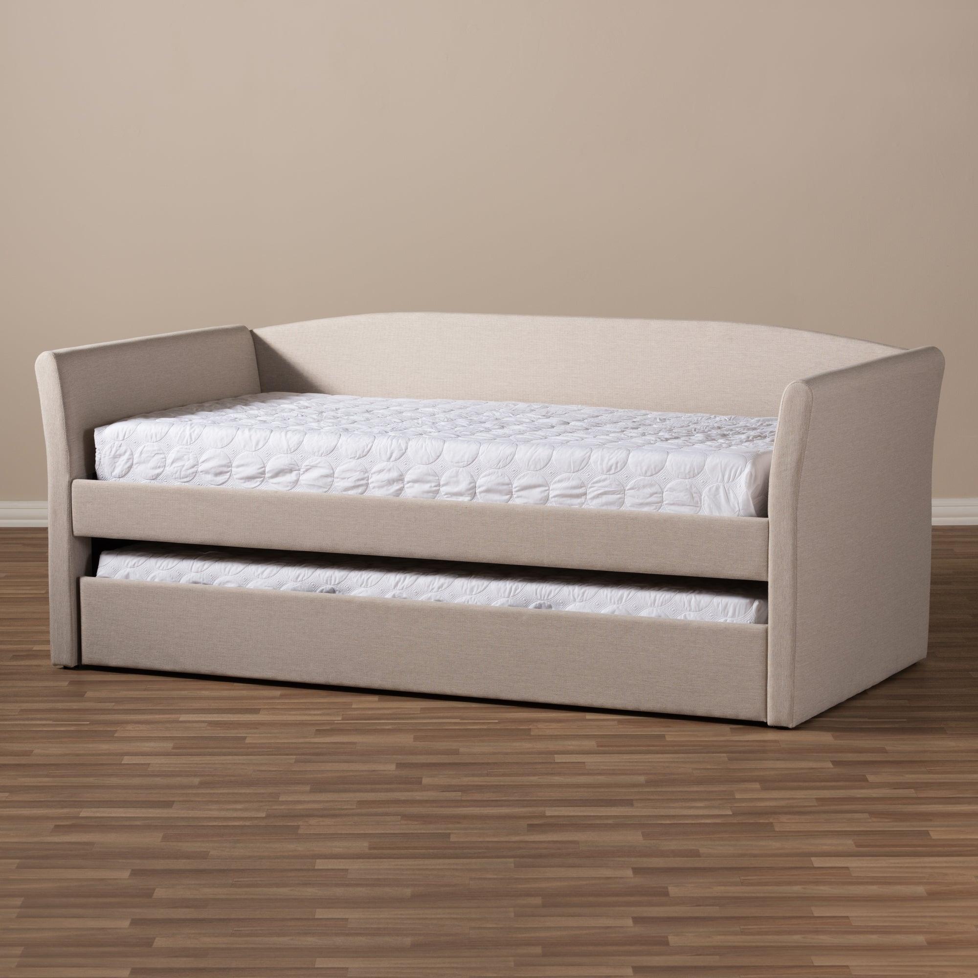Camino Modern and Contemporary Fabric Upholstered Daybed