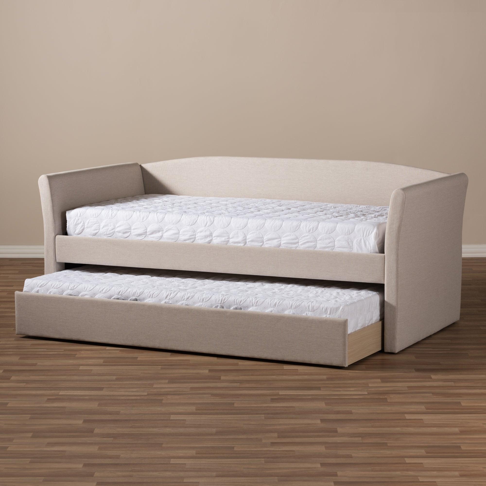 Camino Modern and Contemporary Fabric Upholstered Daybed