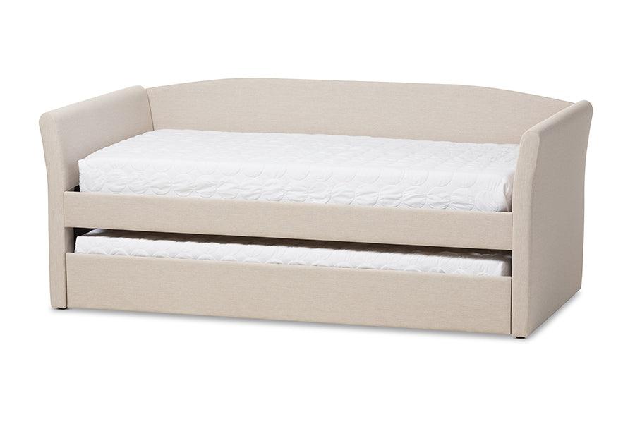 Camino Modern and Contemporary Fabric Upholstered Daybed