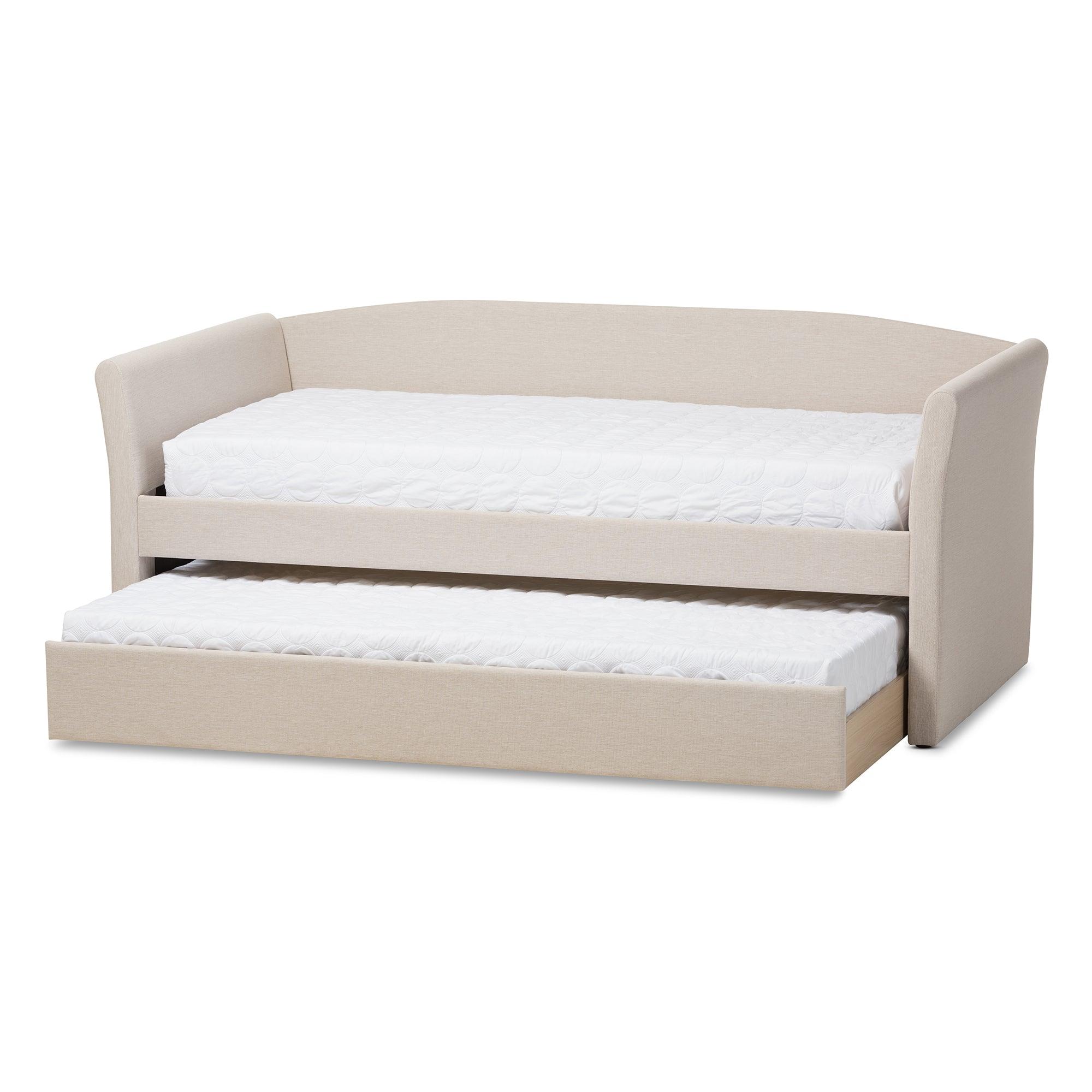 Camino Modern and Contemporary Fabric Upholstered Daybed