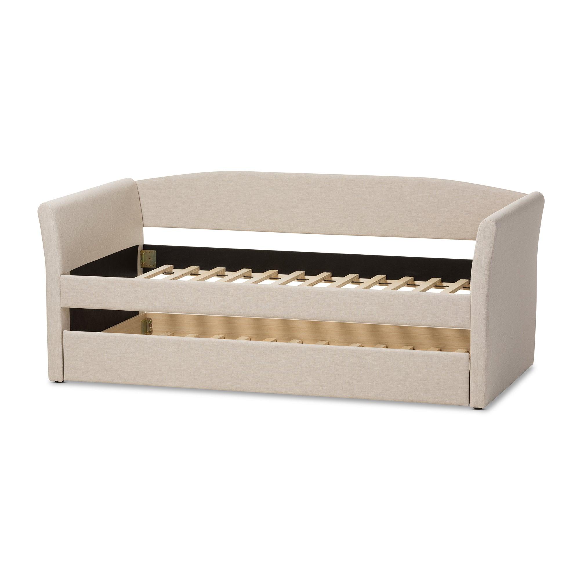 Camino Modern and Contemporary Fabric Upholstered Daybed