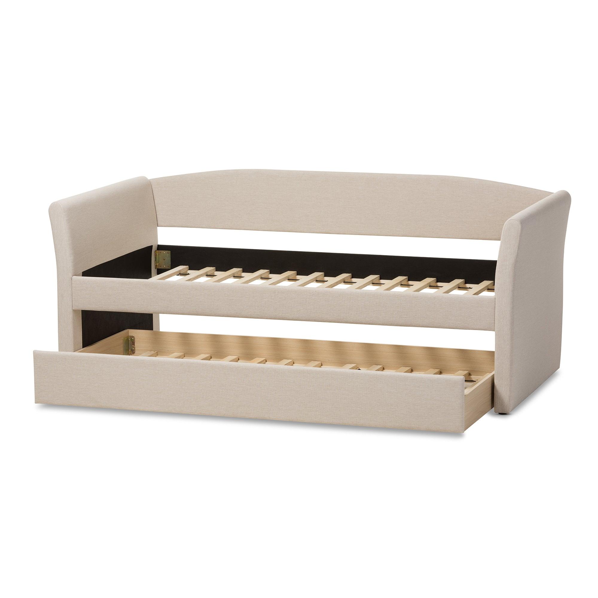 Camino Modern and Contemporary Fabric Upholstered Daybed